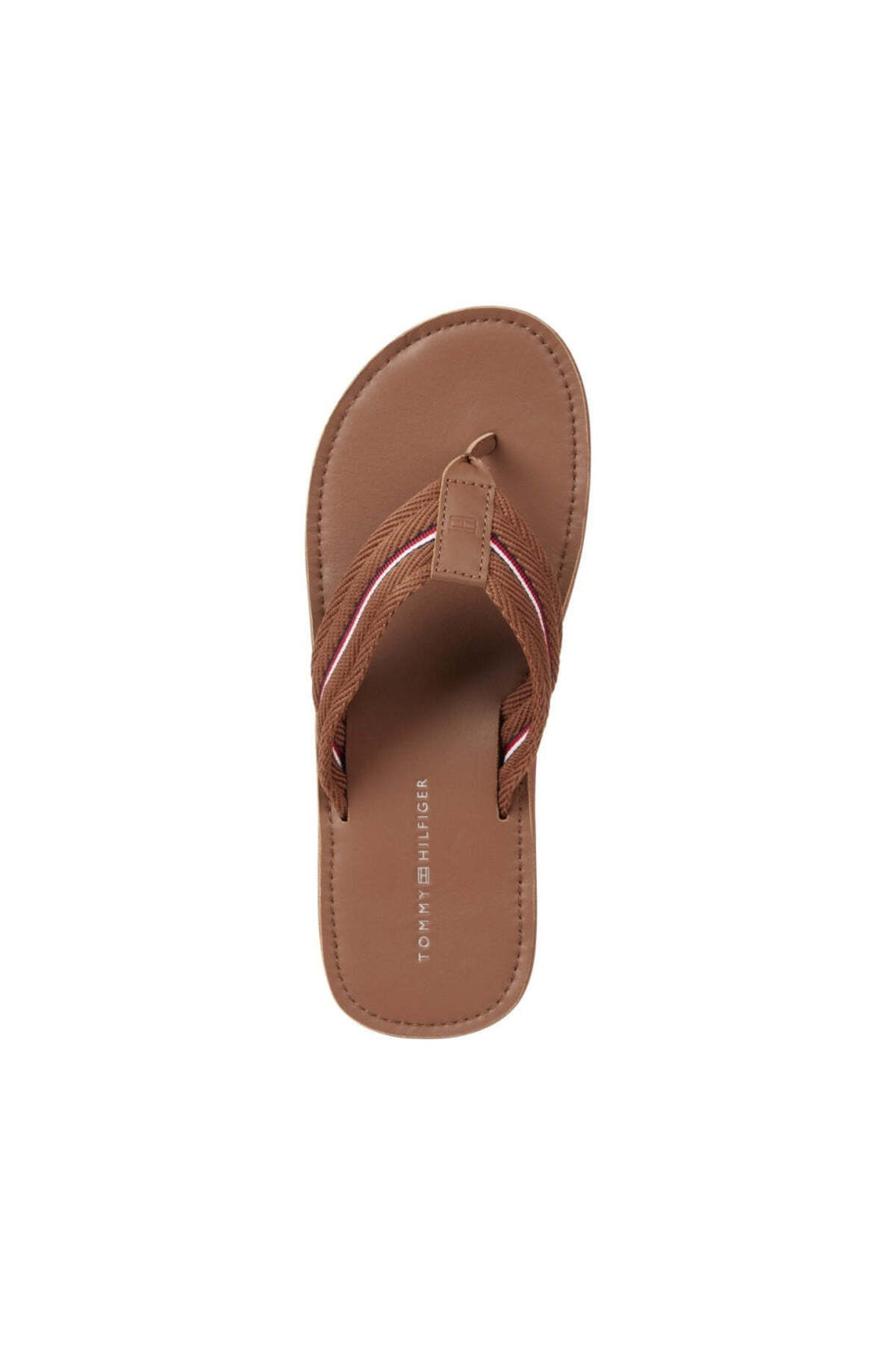 Tommy Hilfiger-Brown Flip Flops Mens Shoes 2