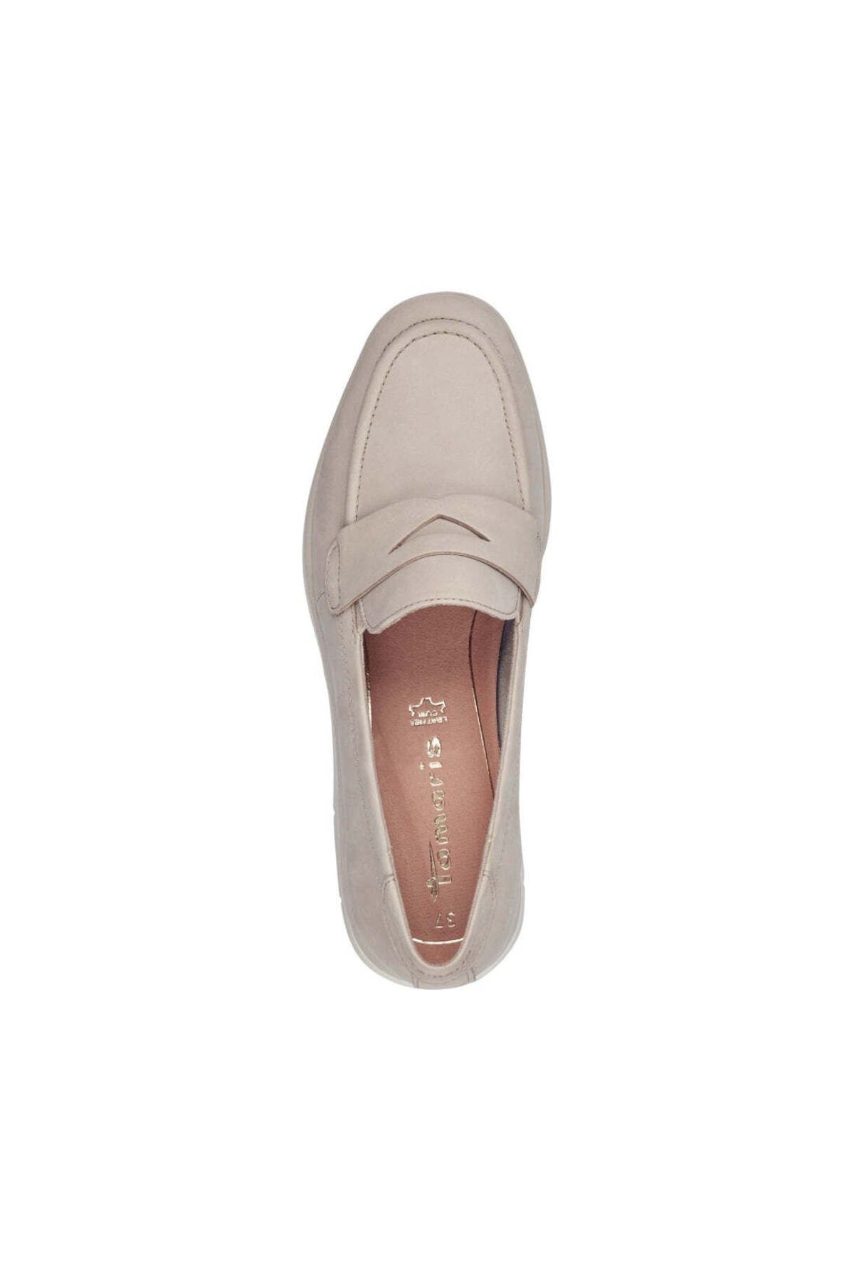 Tamaris-Beige Loafers Womens Shoes 4