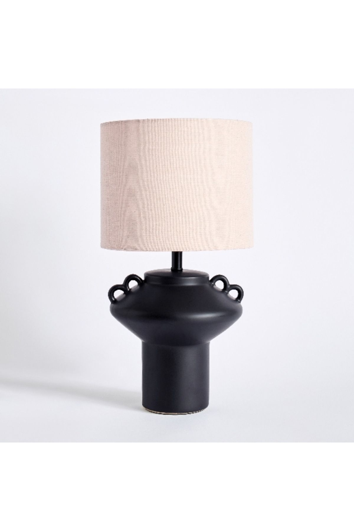 Home Box-Harper Table Lamp with Base and Linen Lampshade - 39.5 cm 5