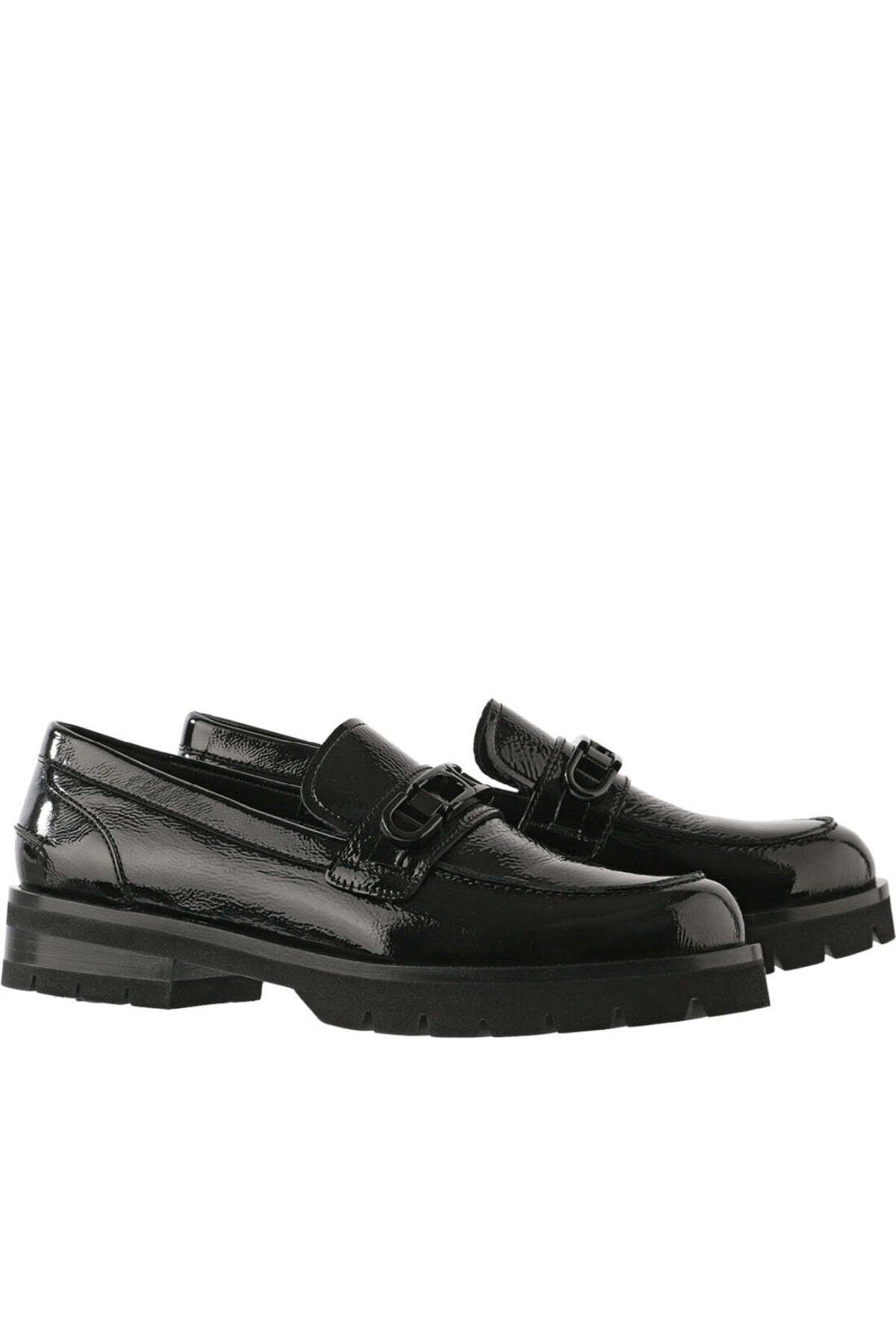 HÖGL-Hogl Black Loafers Womens Shoes 1