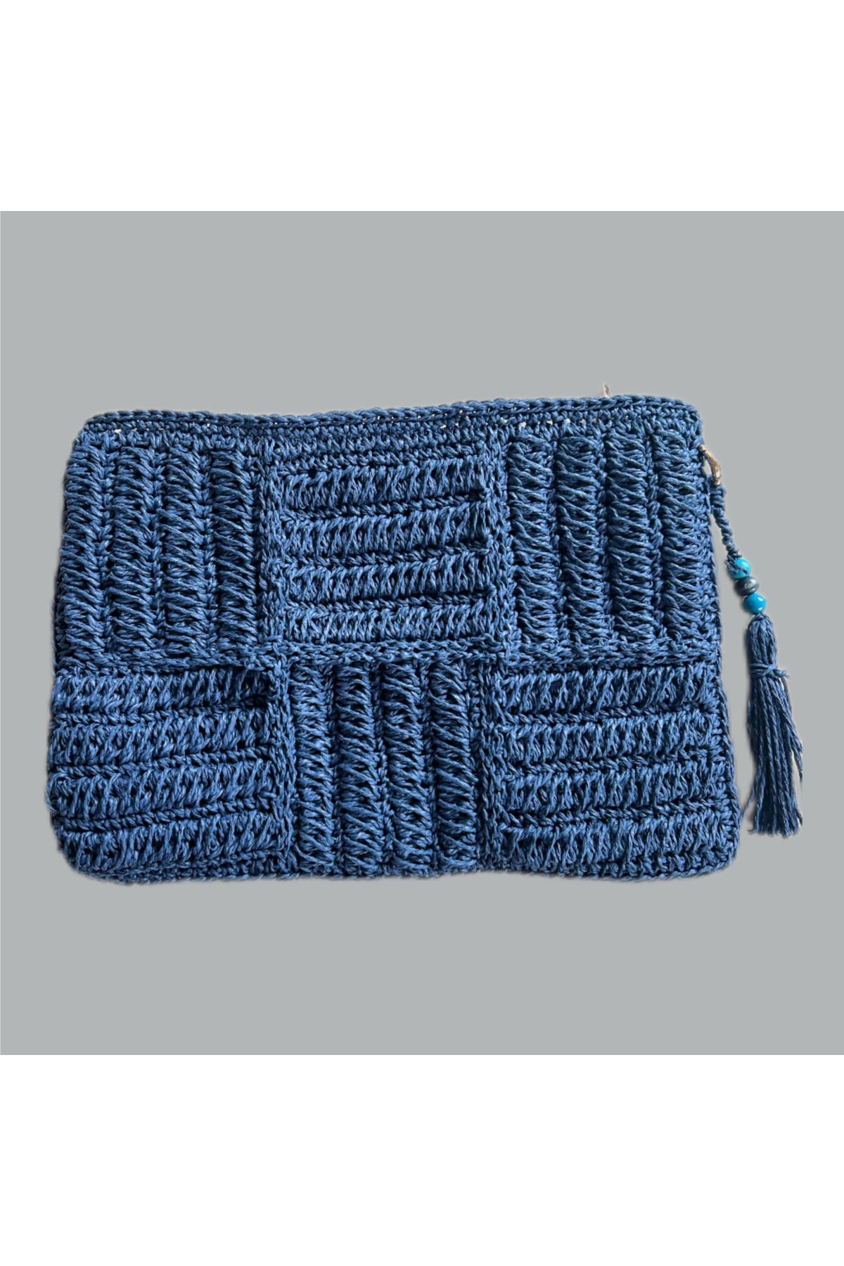 Handmade Örgü Clutch Çantası