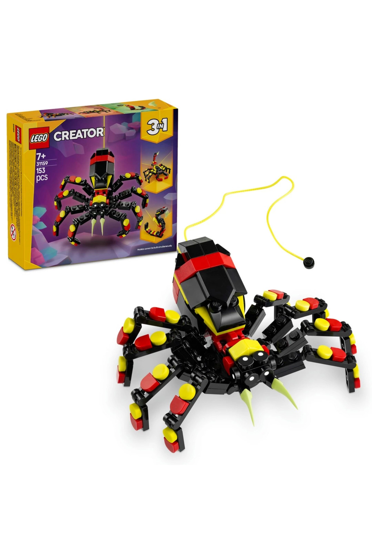 Creator 3 در 1 حیوانات وحشی - مجموعه بازی شگفت‌انگیز عنکبوت ۳۱۱۵۹