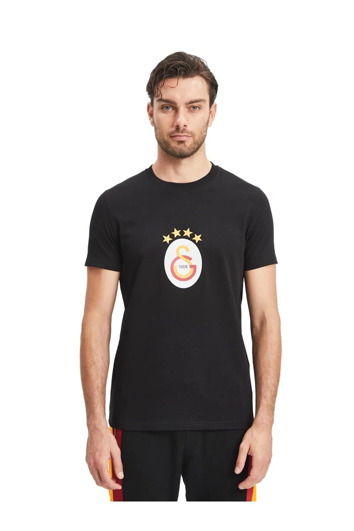 Galatasaray-Original 4 Star Black T-Shirt Lion with Wooden Box 3