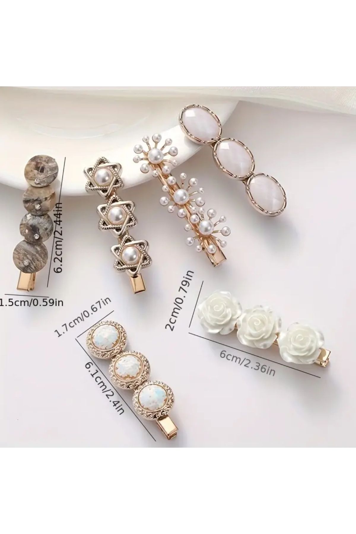 Home-Stylish 9Pcs Luxury Designs Hair Accessory Hairpin 6