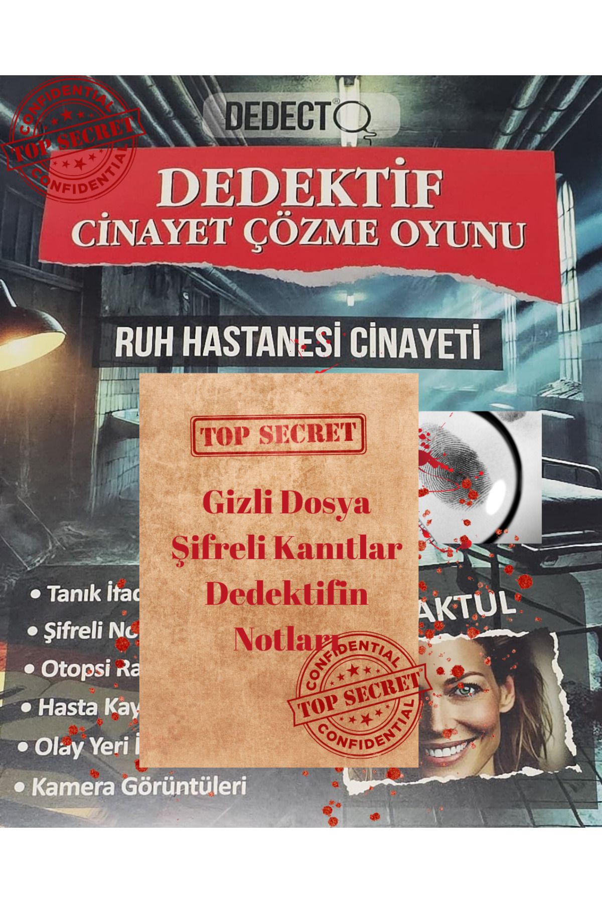 BLOG Dedektif Cinayet Çözme Oyunu-Ruh Hastanesi Cinayeti