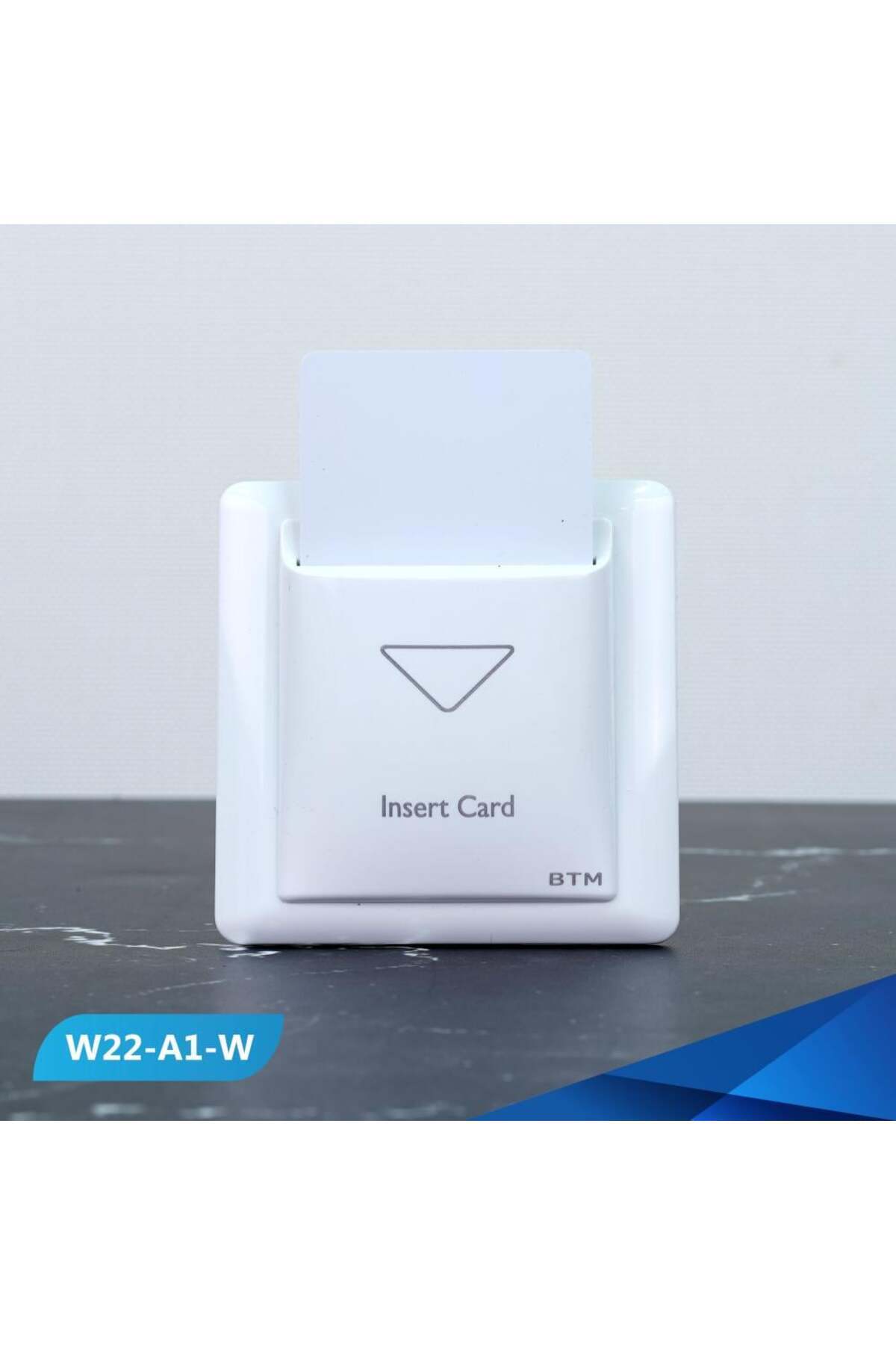 Btm-Abu card switch, white, twisted- 6 pieces 1