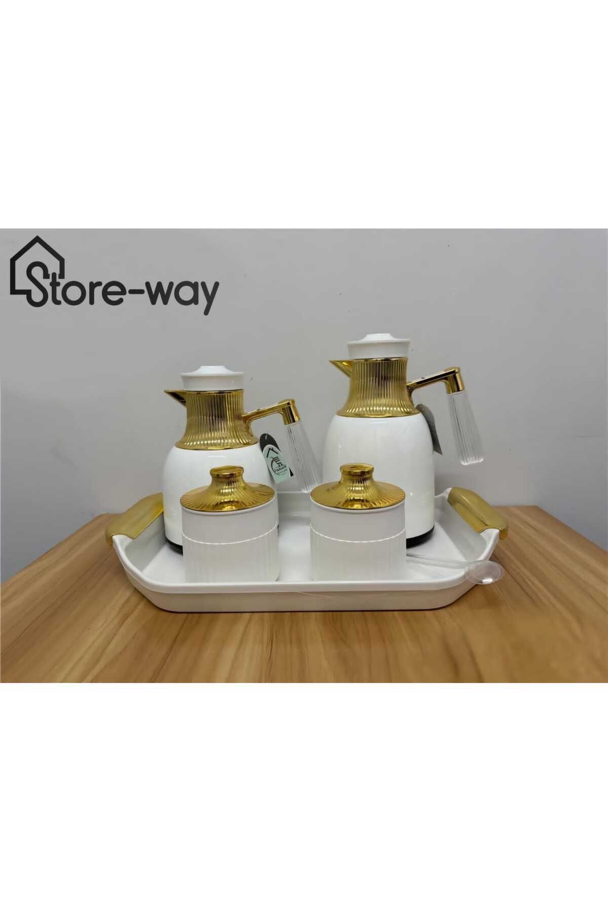 Storeway-5 Pcs Thermos Set - 1.0 + 0.7 LTR 1