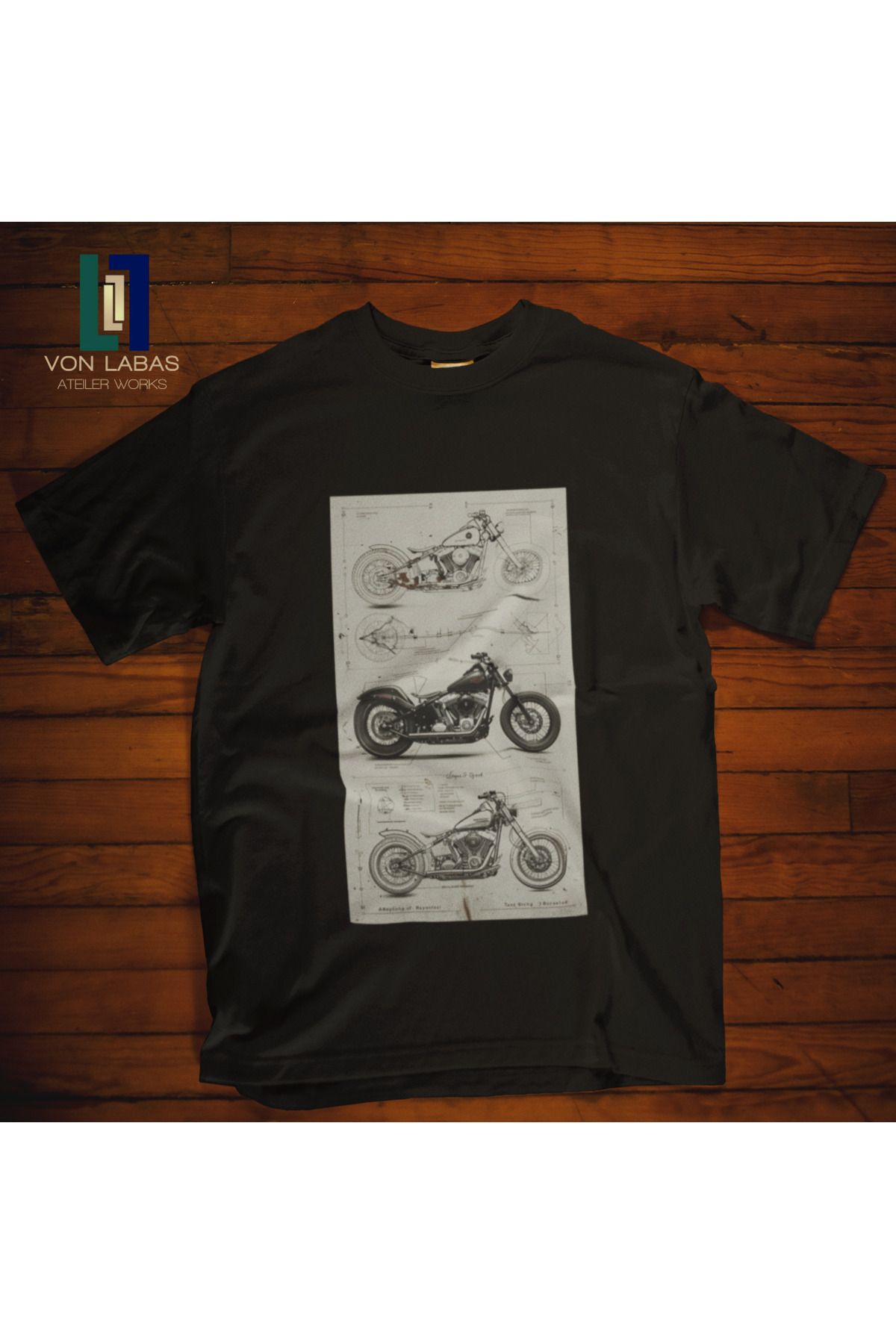 MAGORS CHOPPER MOTORS UNISEX TSHIRT