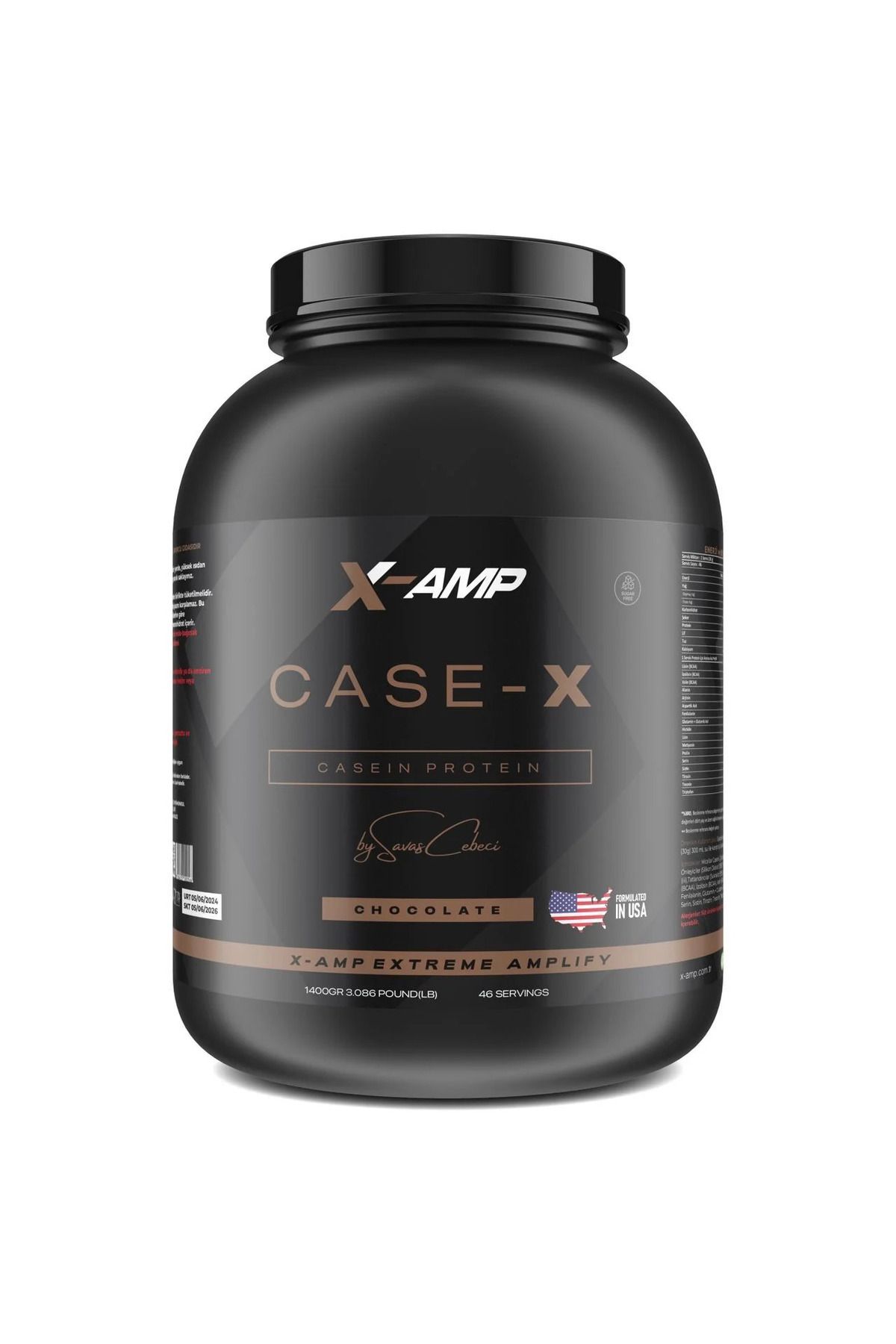 X-AMP CASE-X Casein Protein Tozu 1400Gr