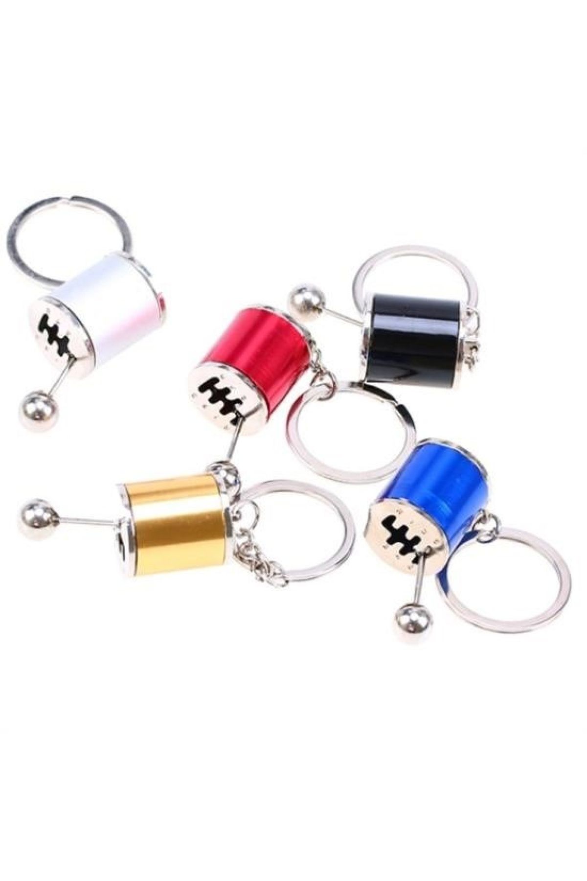 DOLU OYUNCAK-Metal Keychain - Moving Car Shift, Manual Speed Shifter Knob 4