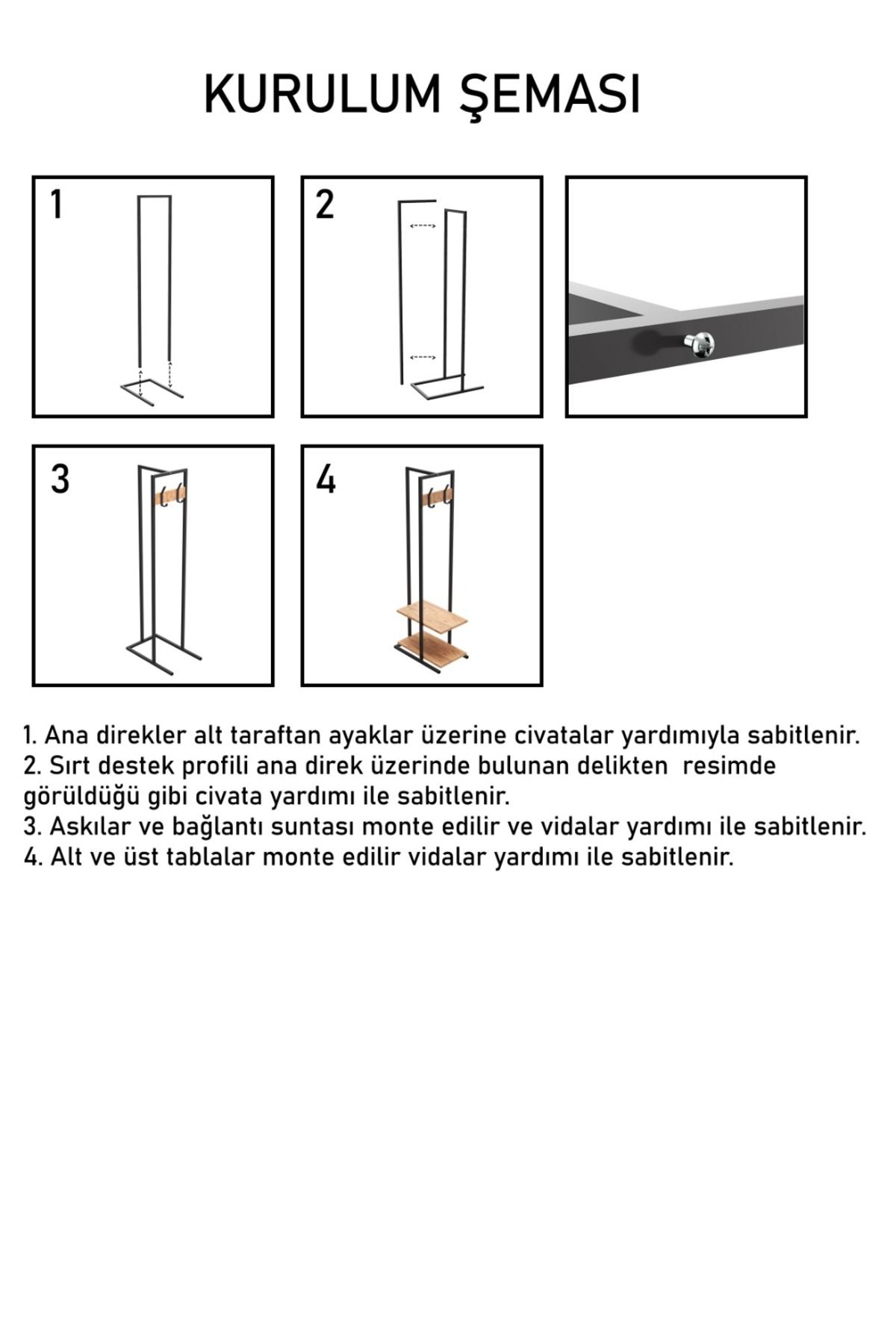 Retodesign-Tiny Coat Rack - Clothes Rack with Shelf 8