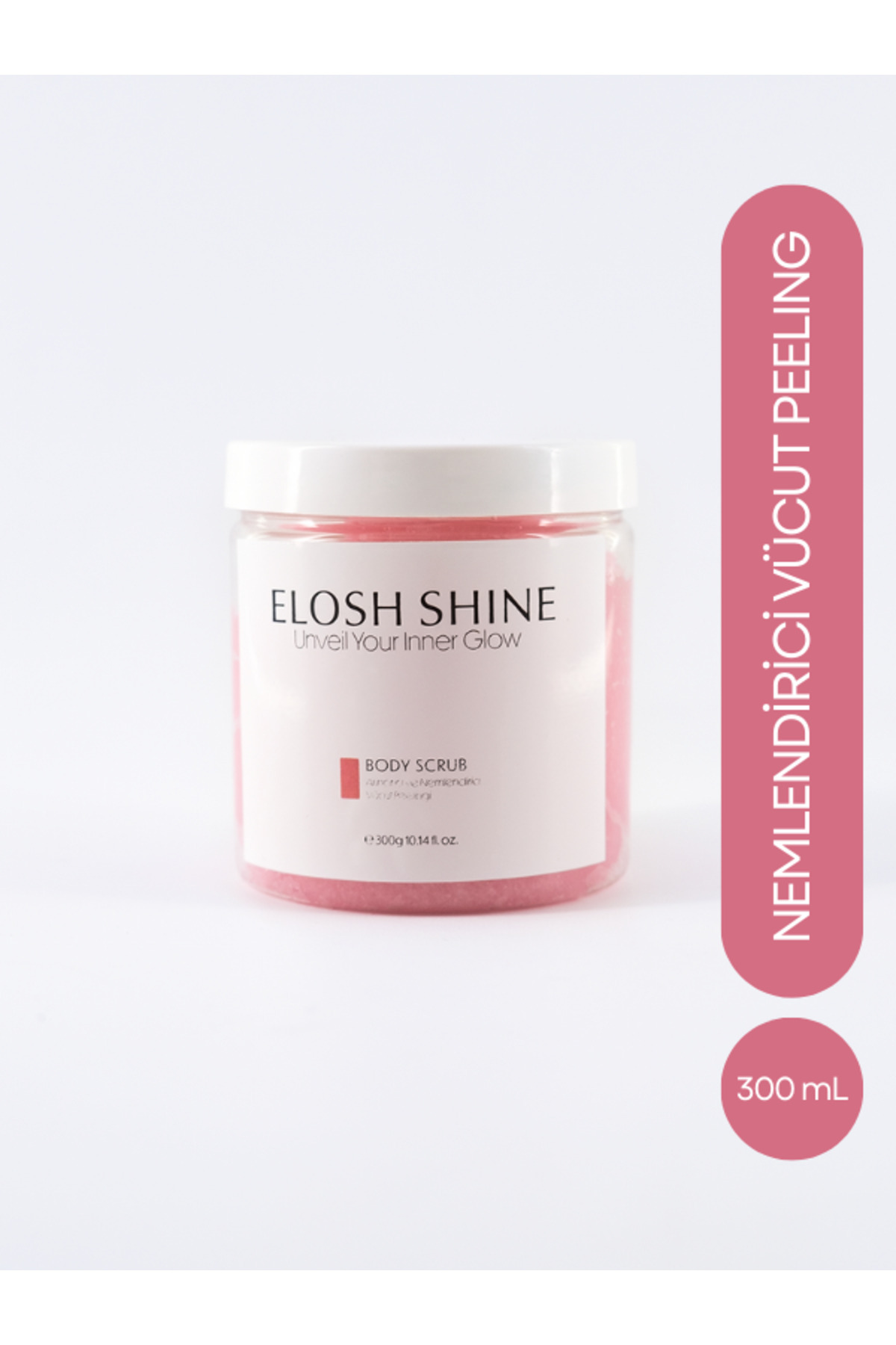 Elosh Shine Body Scrub Besleyici Arındırıcı Nemlendirici Vücut Peelingi 300 gr