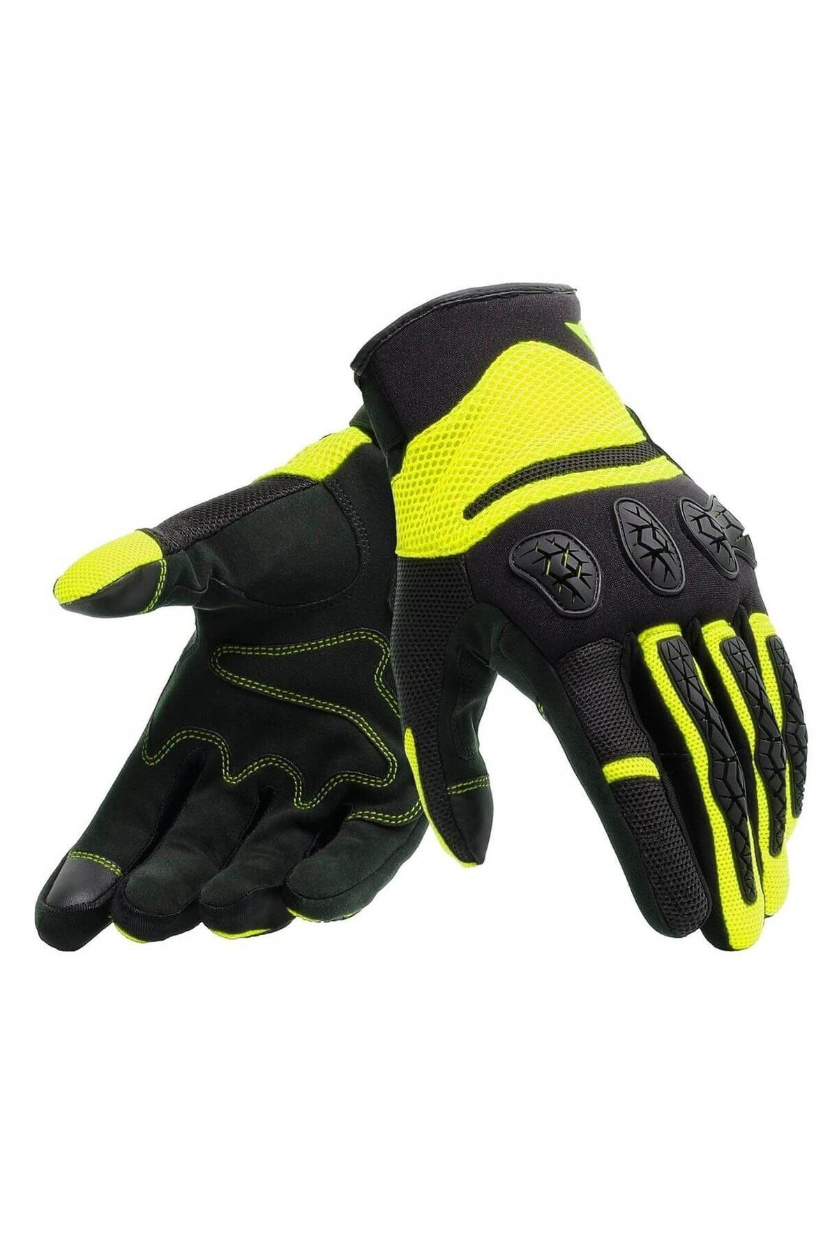 Dainese Eld/aerox Unısex Gloves Blk Fl Ylw