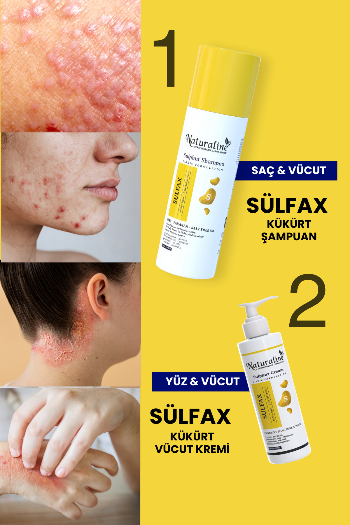 新品LUTFクリーム　 50ml Naturaline Sülfax Kükürt Vücut Kremi 100ml - Fiyatı, Yorumları