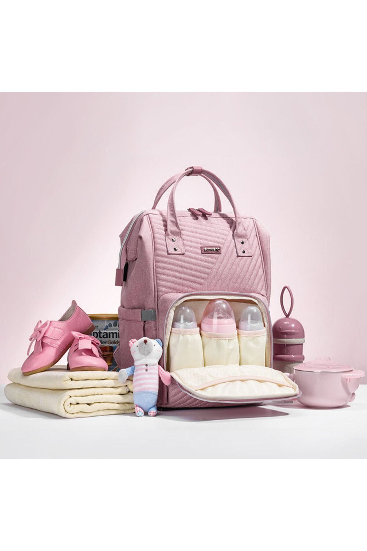 Sunveno-Diaper Bag - Nova Pink 3