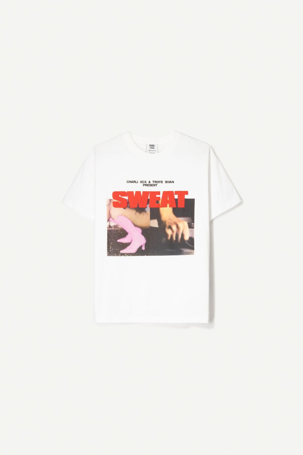 Bershka-Sweat Charli xcx & Troye Sivan short sleeve T-shirt 1