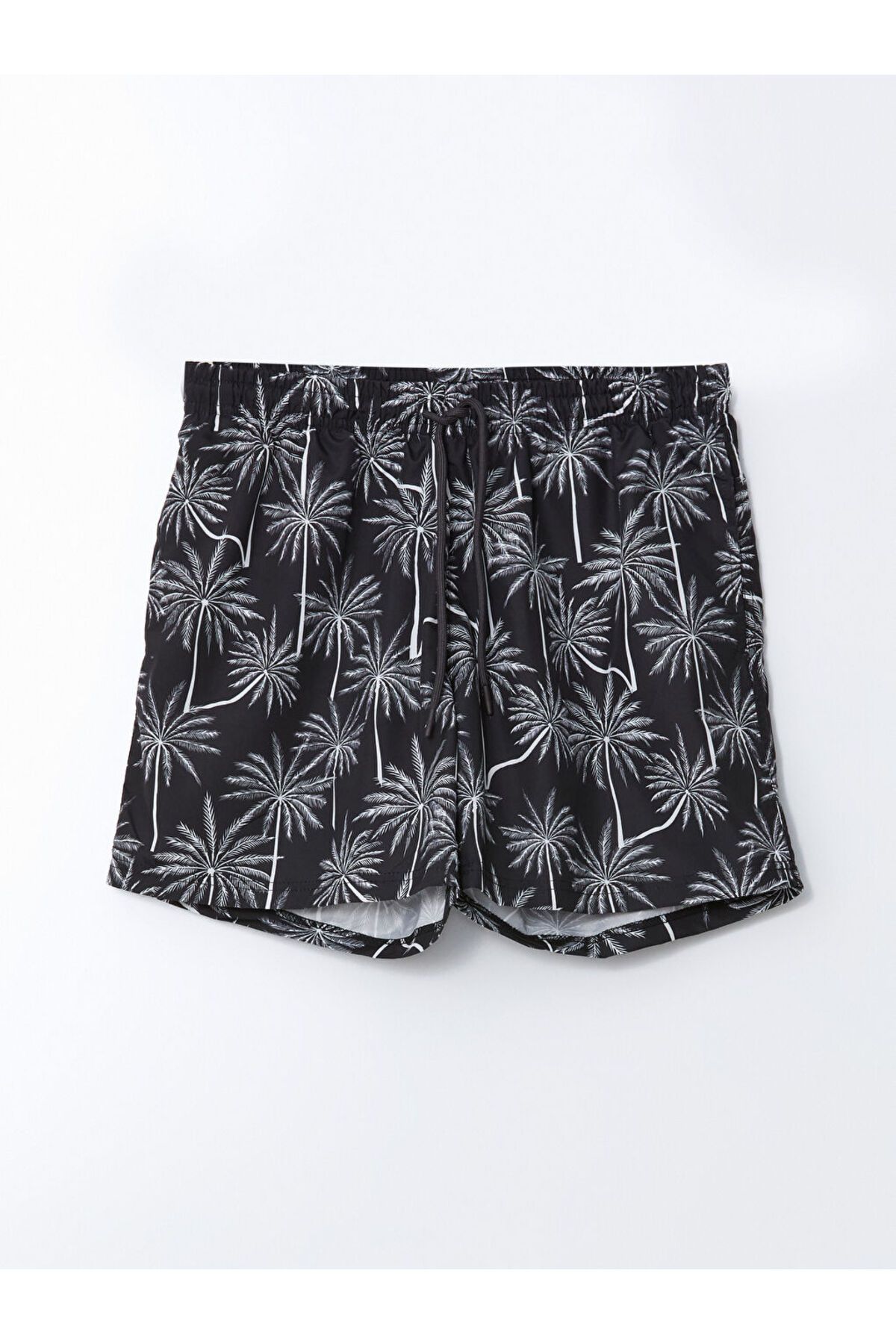 LC Waikiki-Lcw Eco Gray Short Length Patterned Men's Swim Shorts 1