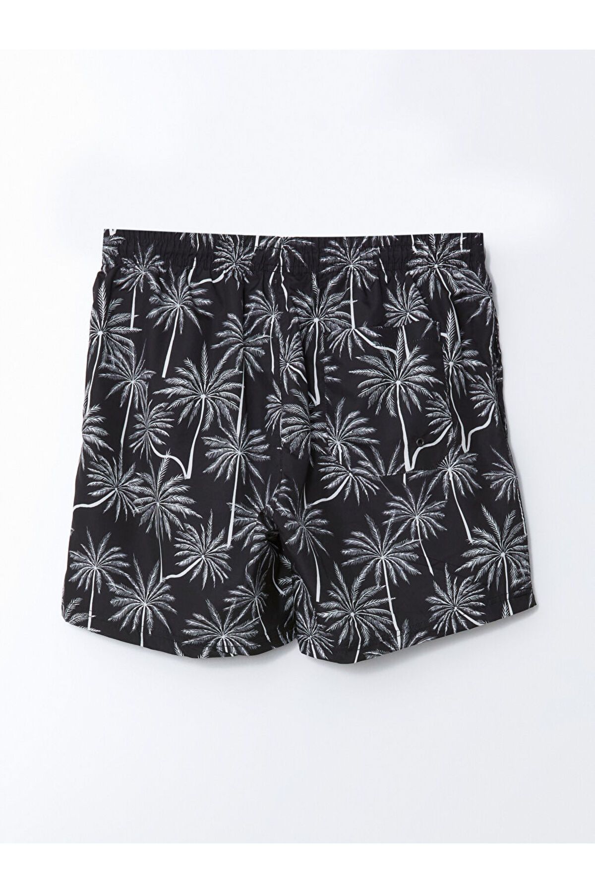 LC Waikiki-Lcw Eco Gray Short Length Patterned Men's Swim Shorts 2