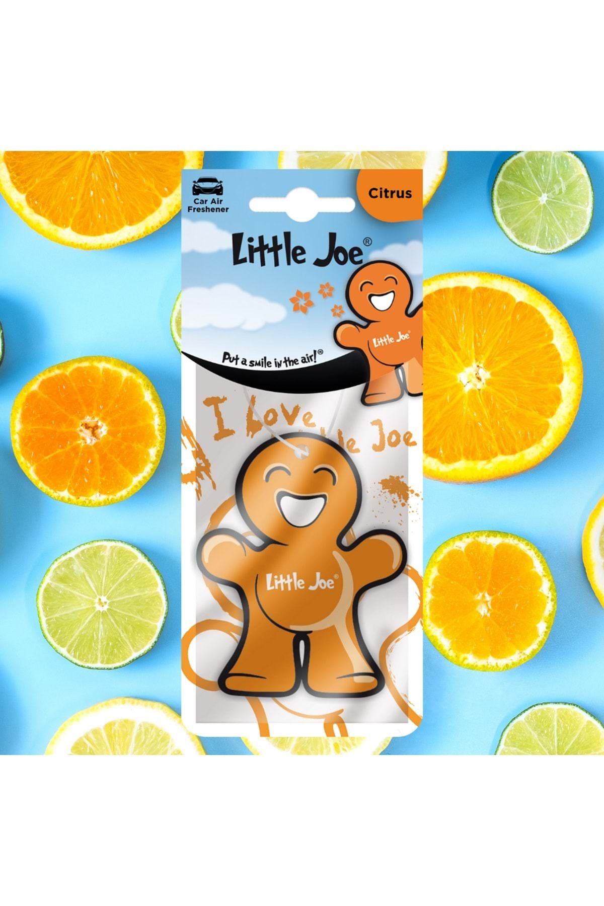 Little Joe Narenciye Araç Asma Koku (Citrus) -30 Gün -İpli Oto Kokusu -Ayna Parfümü