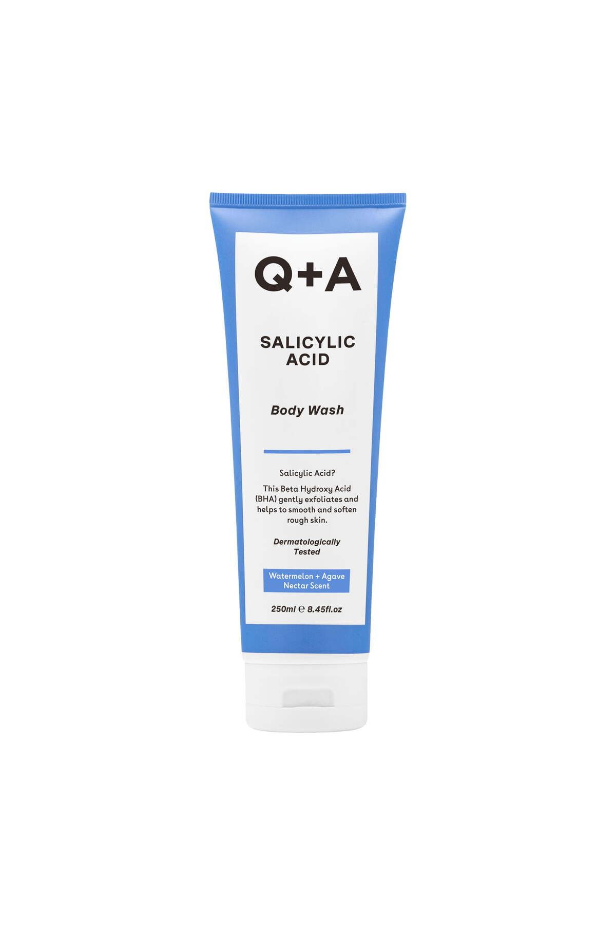 Q+A-Telový gél s kyselinou salicylovou proti akné s kyselinou salicylovou, 250 ml 1