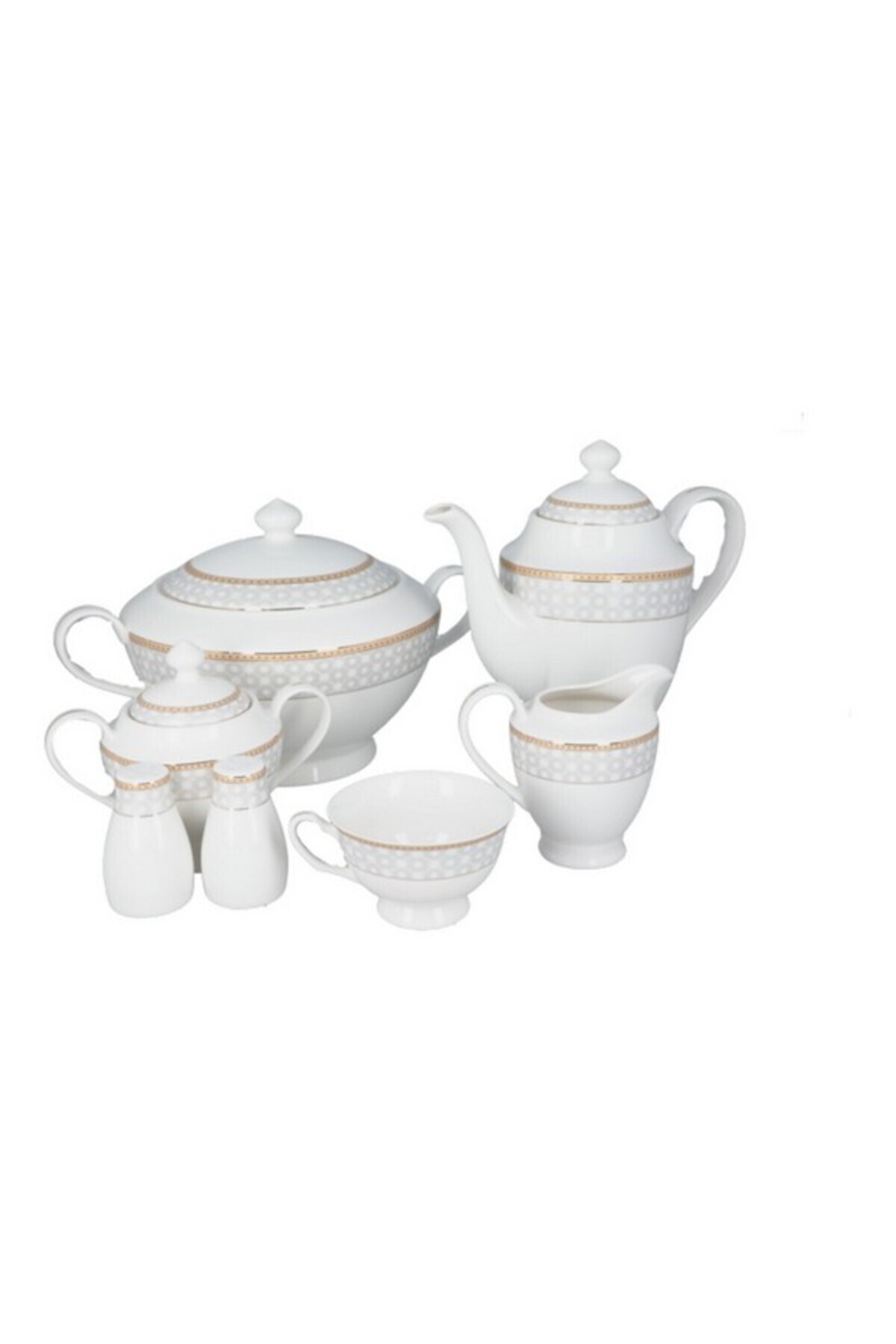 Bien Servi-47-Piece Modern High Quality Newbone Dinner Set 8