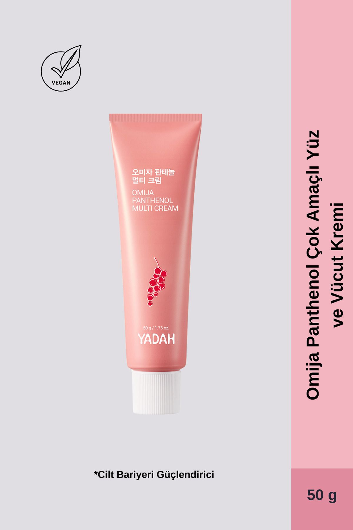 YADAH-Omija Panthenol Multi Cream (Brightening and Anti-Wrinkle) - 50 g 1