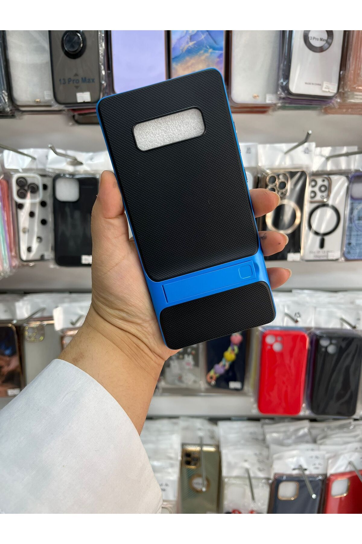 TECNOTREND GALAXY NOTE 8 STANDLI VERUS SİLİKON KAPAK