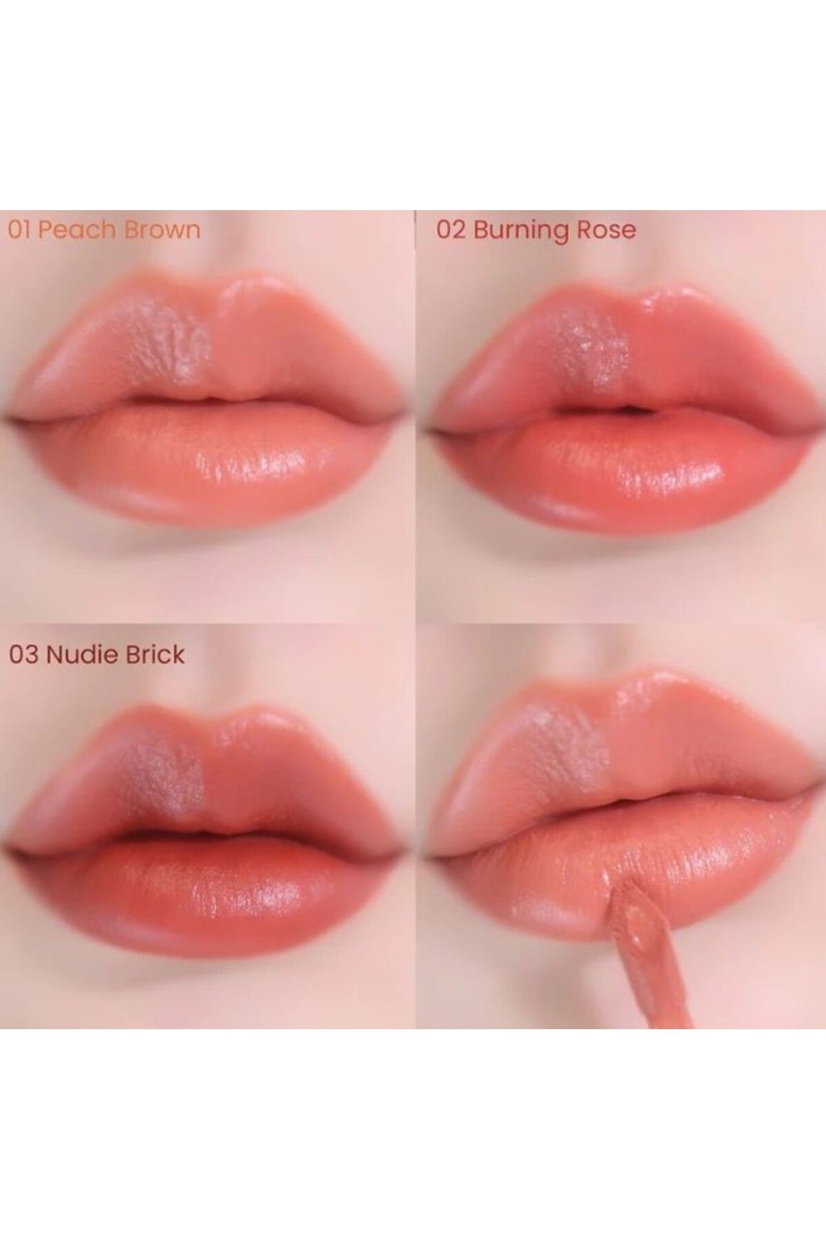 Heimish-Dailism Liquid Lipstick Peach Brown 01 18g - Liquid lipstick 3
