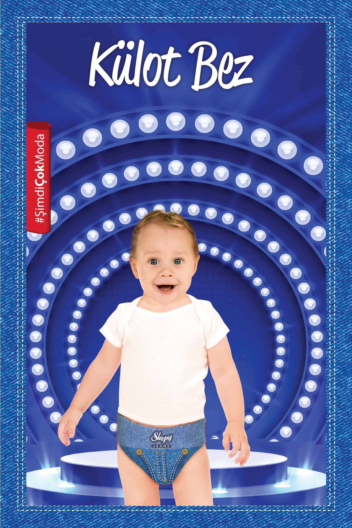 Sleepy Jeans Külot Bez 4 Beden Maxi 2'Li Jumbo 60 Adet fotoğrafı 2 (önizleme)