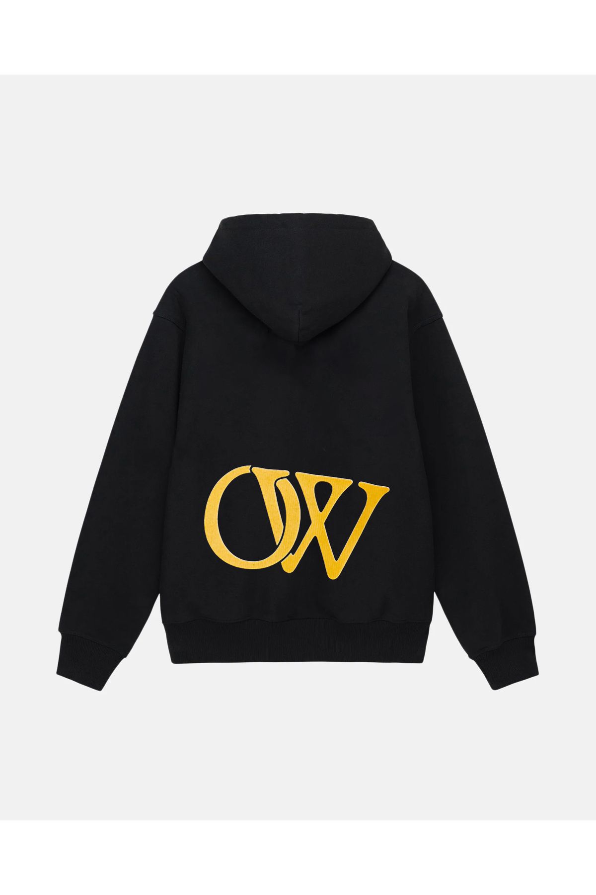 PURE EFFECT-Wide Fit Oversize Hooded Kangaroo 3 Thread Hooded Black Sweatshirt 1