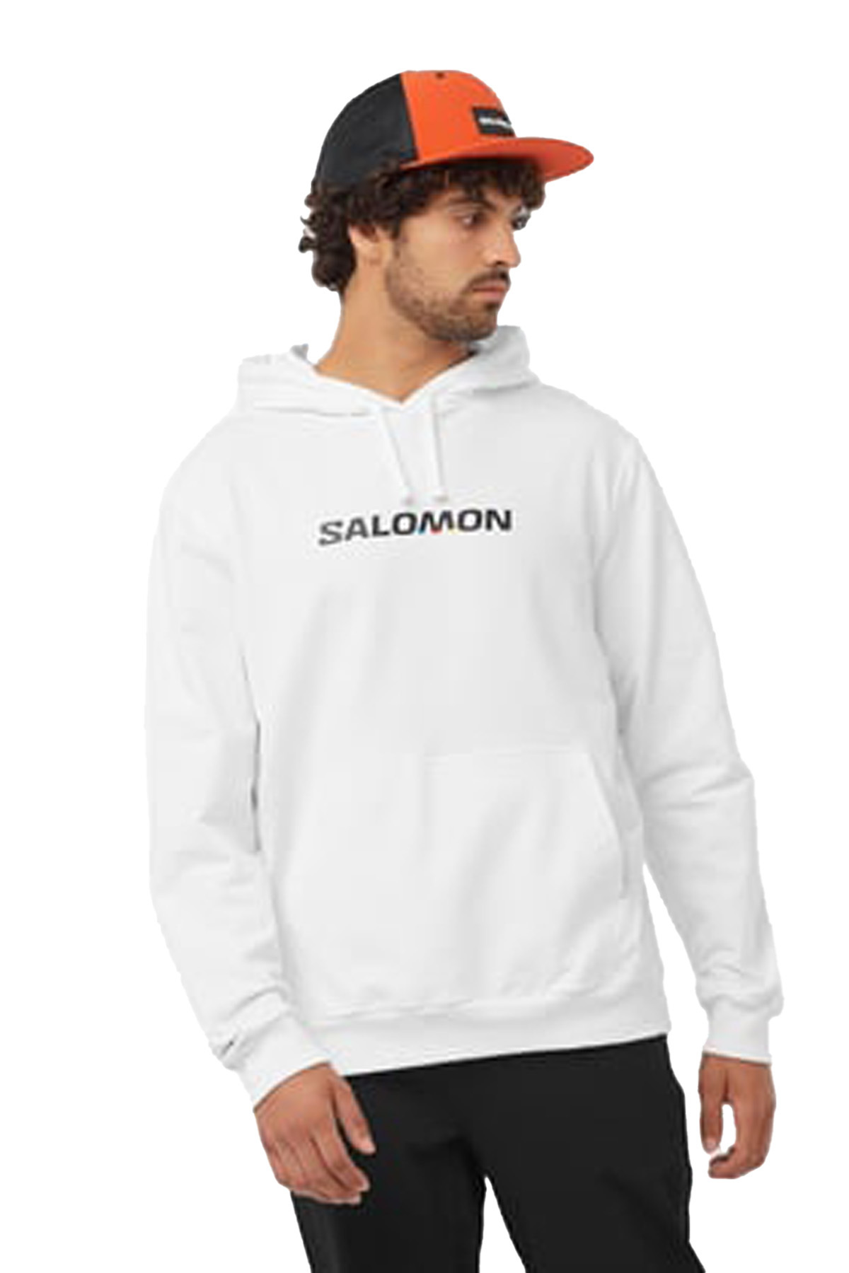 سالومون سویشرت کلاه‌دار مردانه Sal Logo Perf - LC2246400