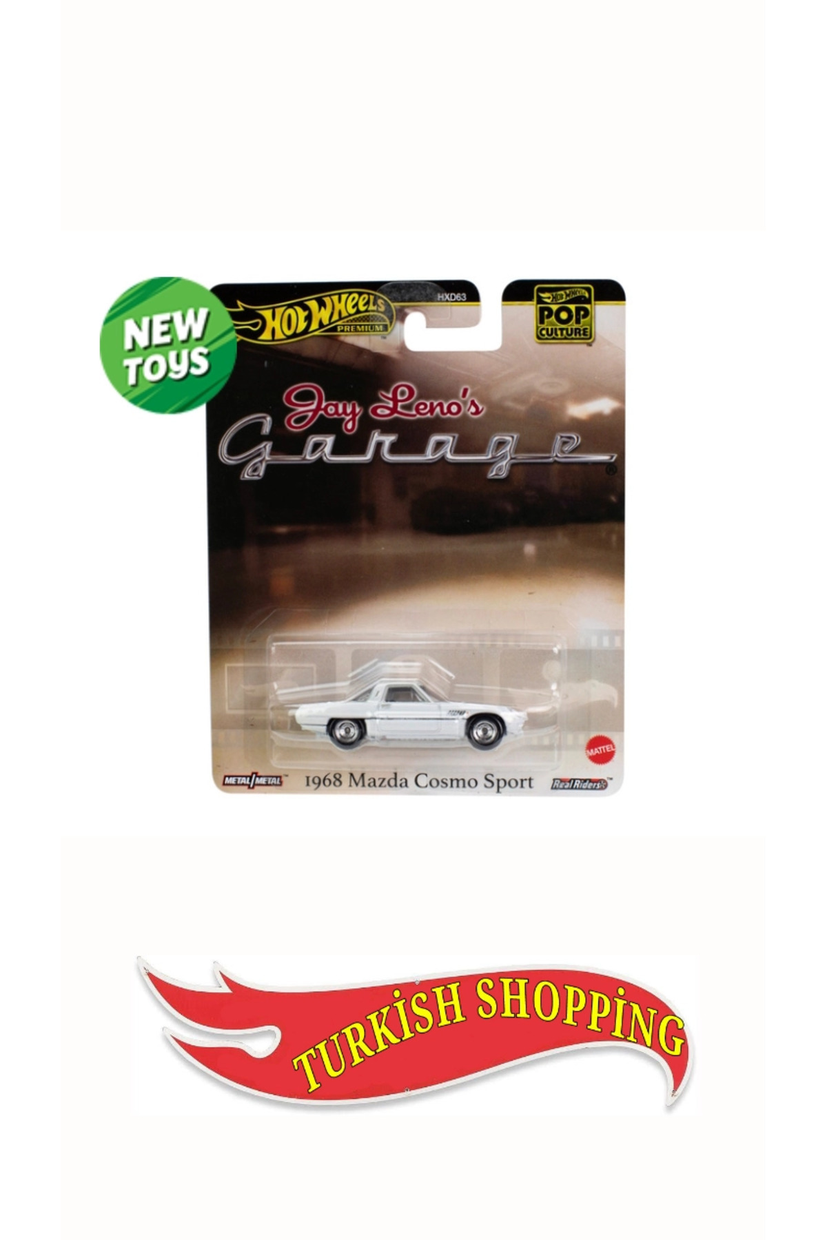 HOT WHEELS Premium Pop Culture 1968 Mazda Cosmo Sport Ley Jones