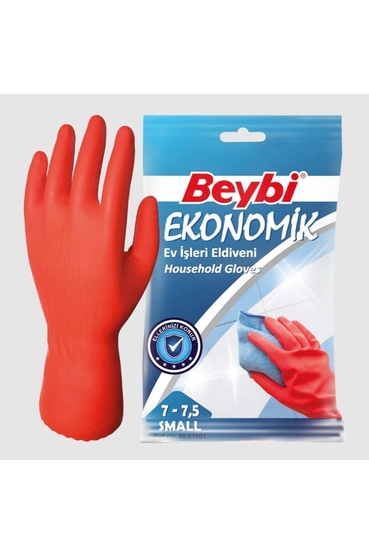 melfxxl eticaret melfxxl Lisinya202 Beybi Ekonomik Lastik Eldiven No: 7 - 7,5 - 284771-1453