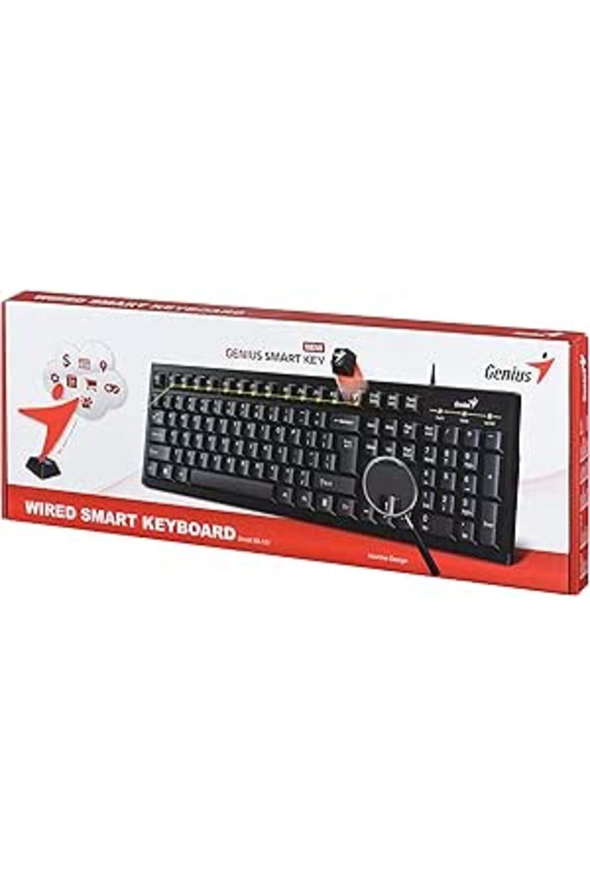 GENIUS-KB-101 USB ذكي مقعر باللون الأسود 1