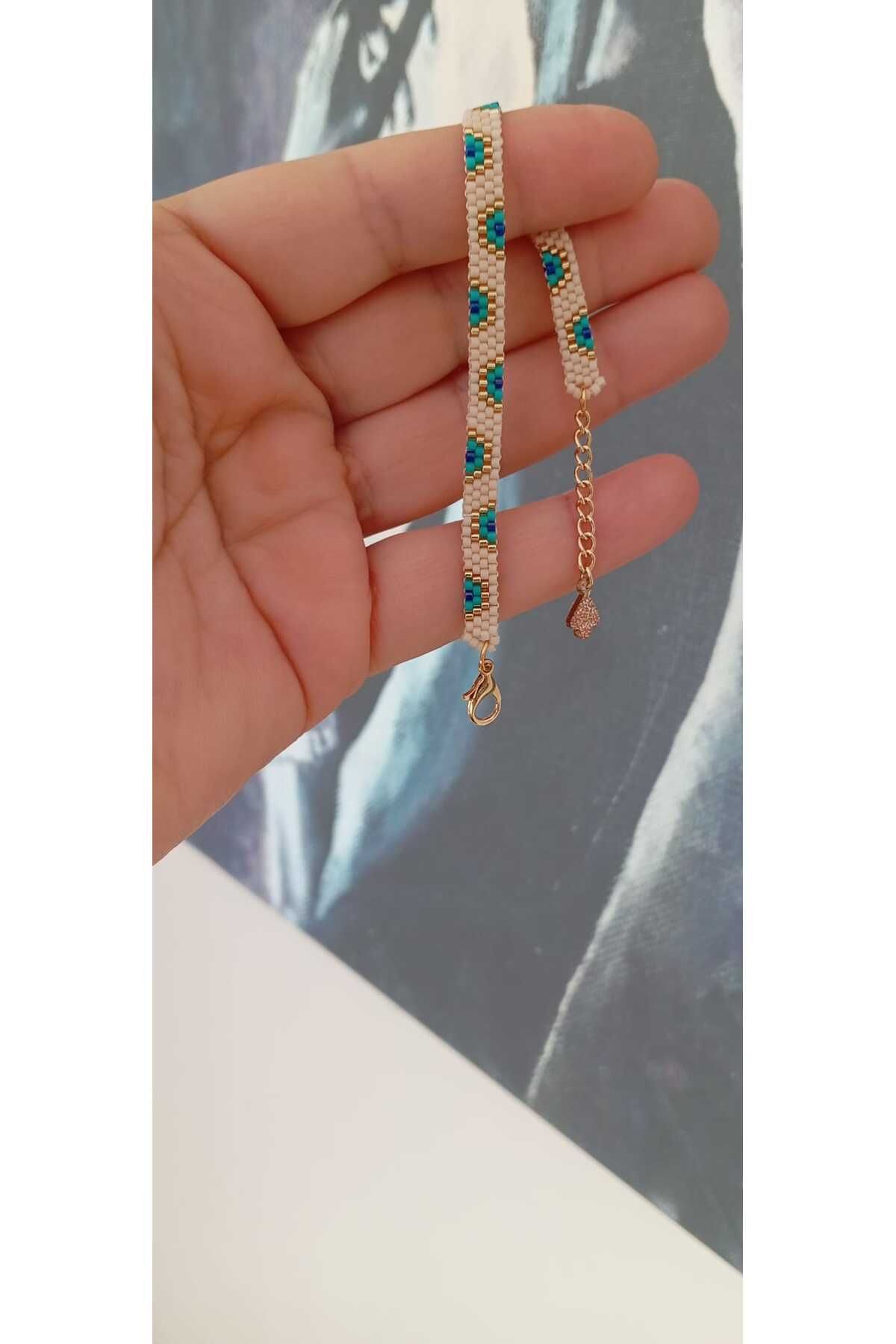 shop EL YAPIMI NAZAR BONCUĞU MİYIKİ BİLEKLİK