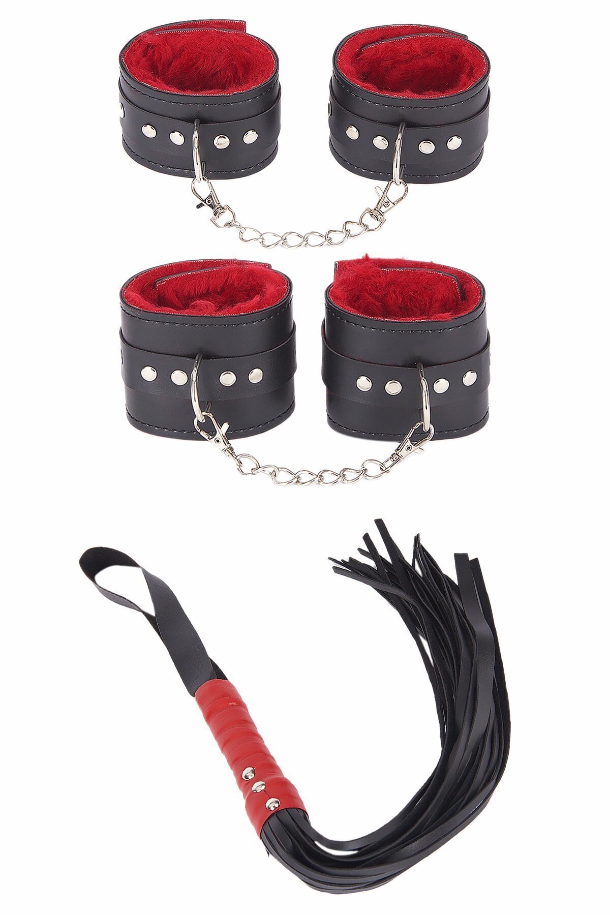 BYEN GİYİM Kelepçe Seti Ve Kırbaç Fantezi