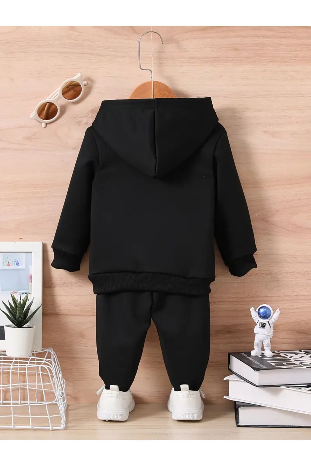 Guillermo-Christmas Mother and Son Children's Sportswear Set, Comfortable Sweatshirt and Pants, Alphabet Loose Fitting Xxs-7Xl 2