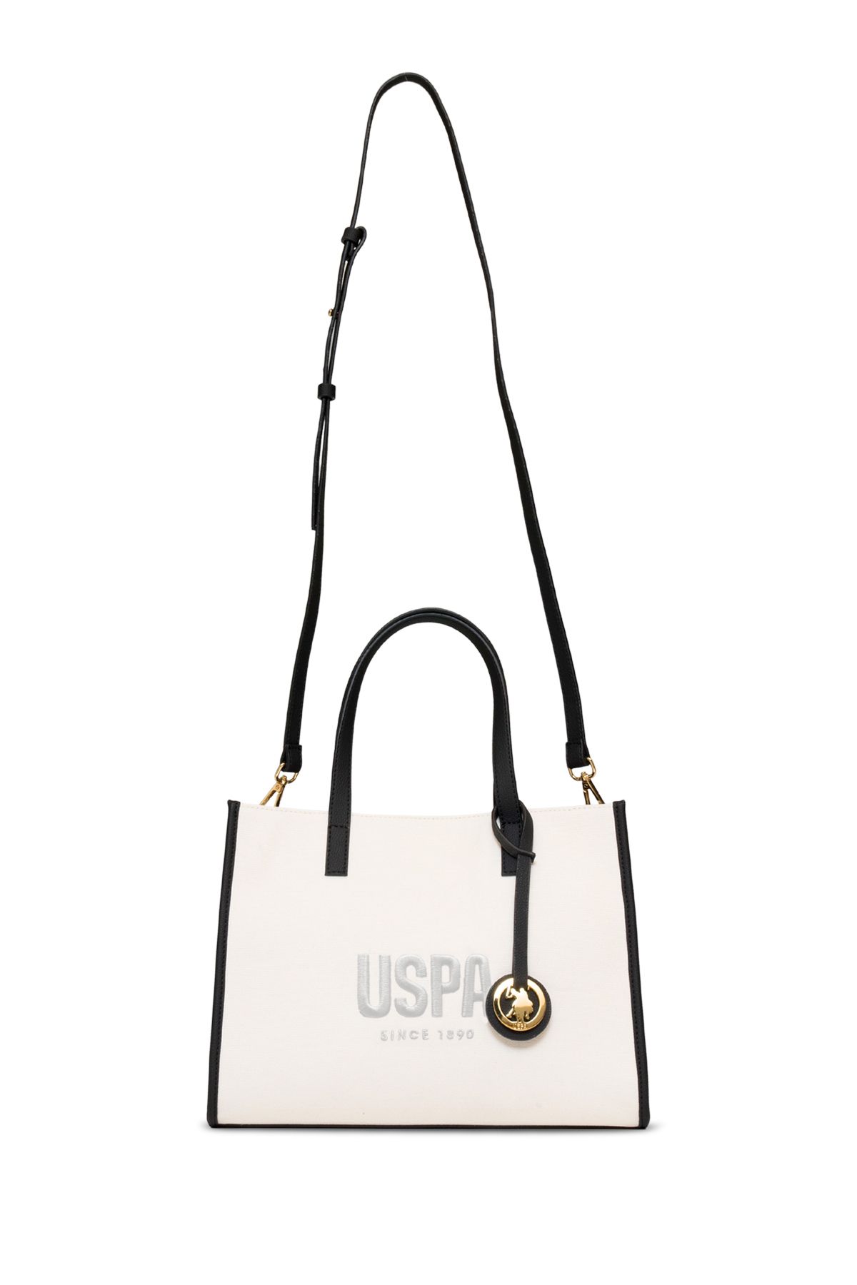 کیف شانه زنانه سفید سفید Us25311 U.S. Polo Assn.