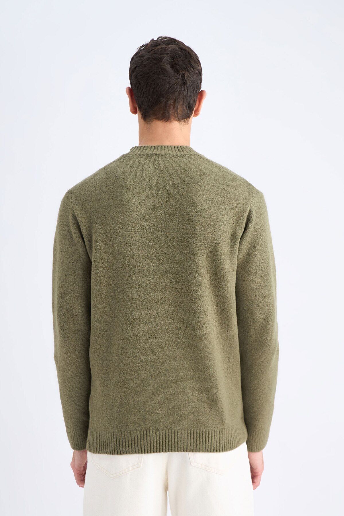 DeFacto-Relax Fit Crew Neck Knitwear Sweater E8390Ax24Cw 6