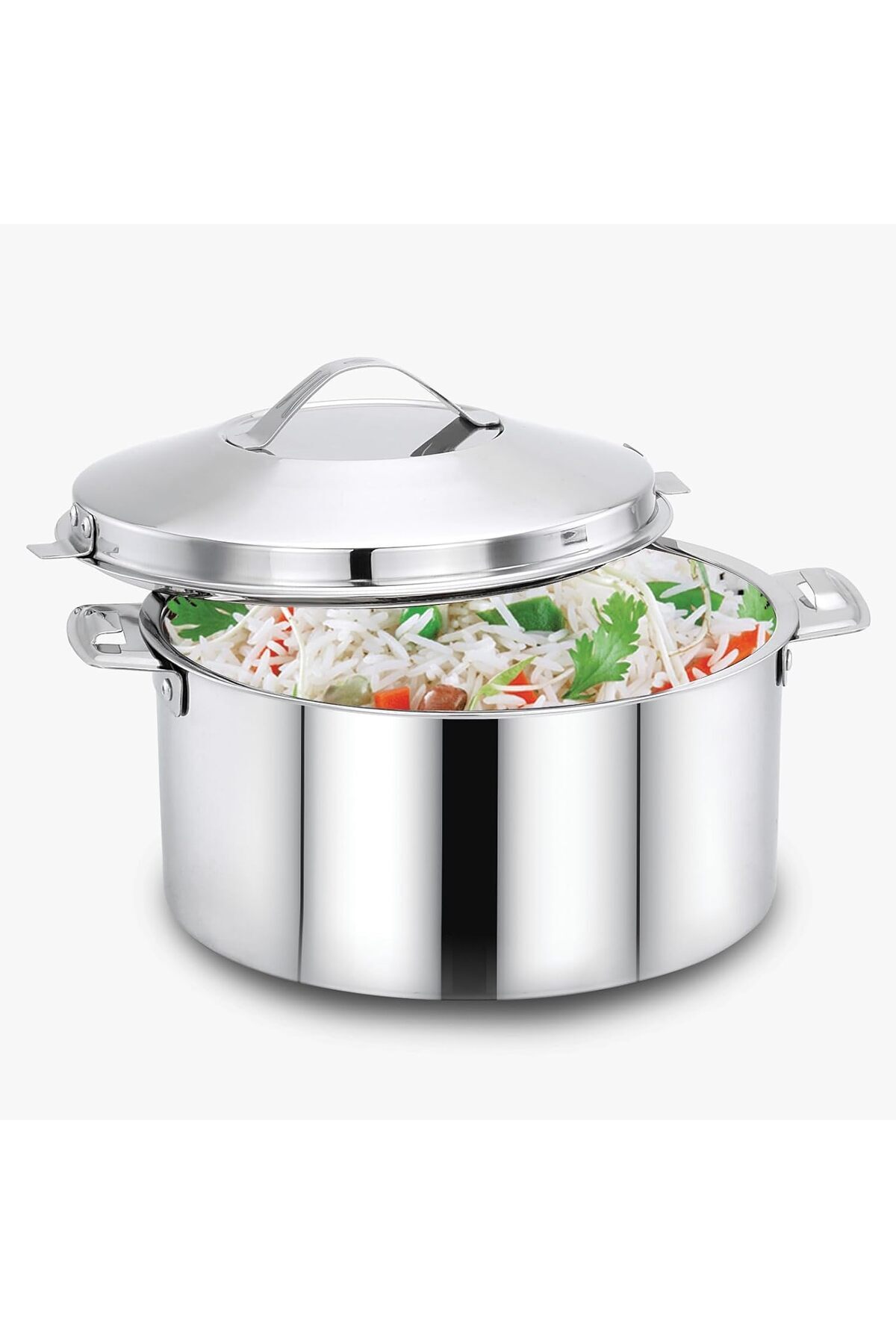 mastergold-Stainless Steel 3 Piece food container (1500-3500-2500ml) | Long Time Hot Food Container Set 2