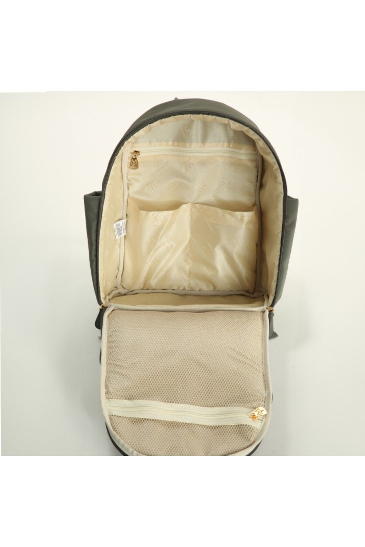 MY Collection-7345 Diamond Satin - Leather Mother Baby Care Backpack 6