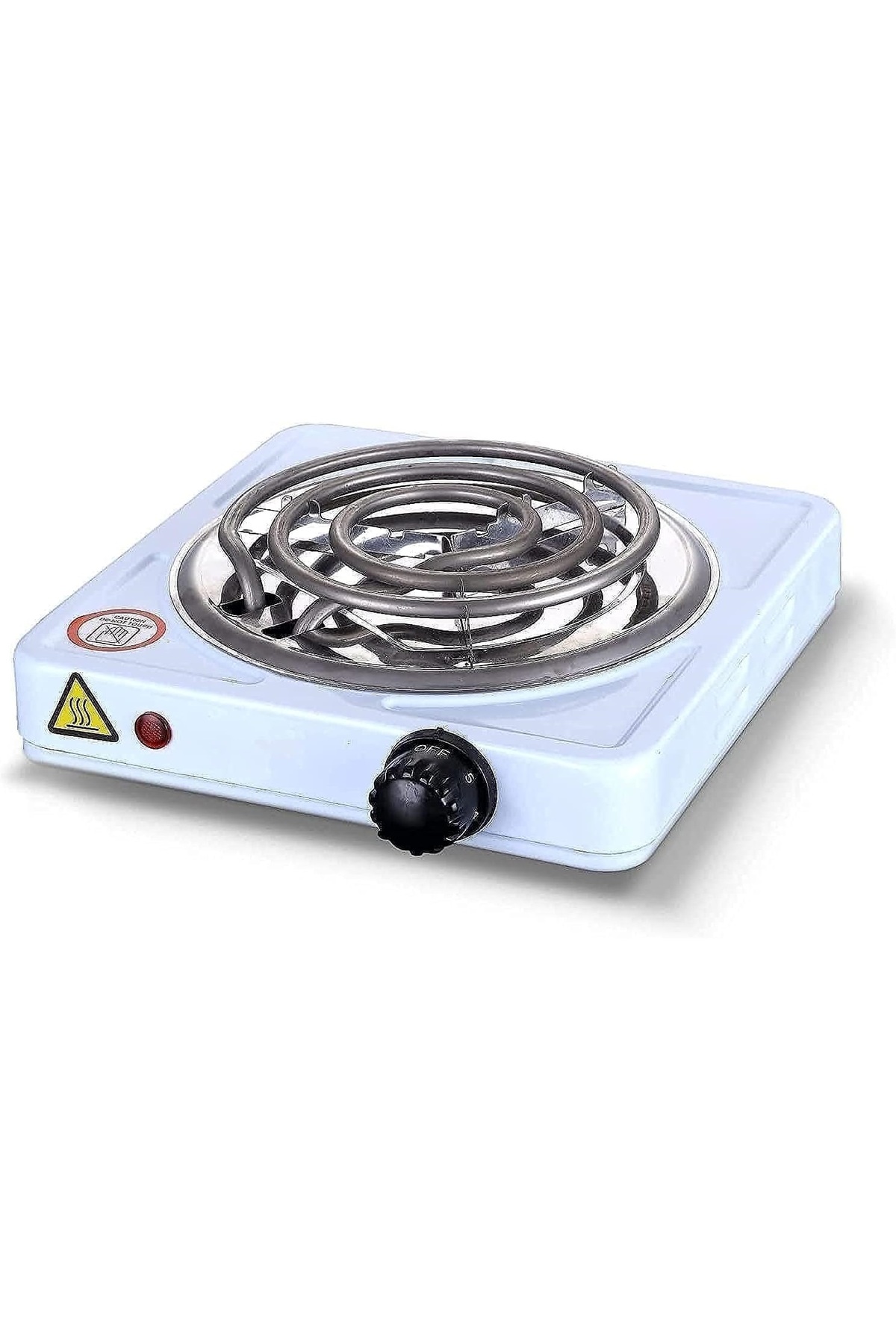 Spiral Electric Stove with Heat Control Switch 1000W | Electric Heater with Single Burner RE-8002, one size