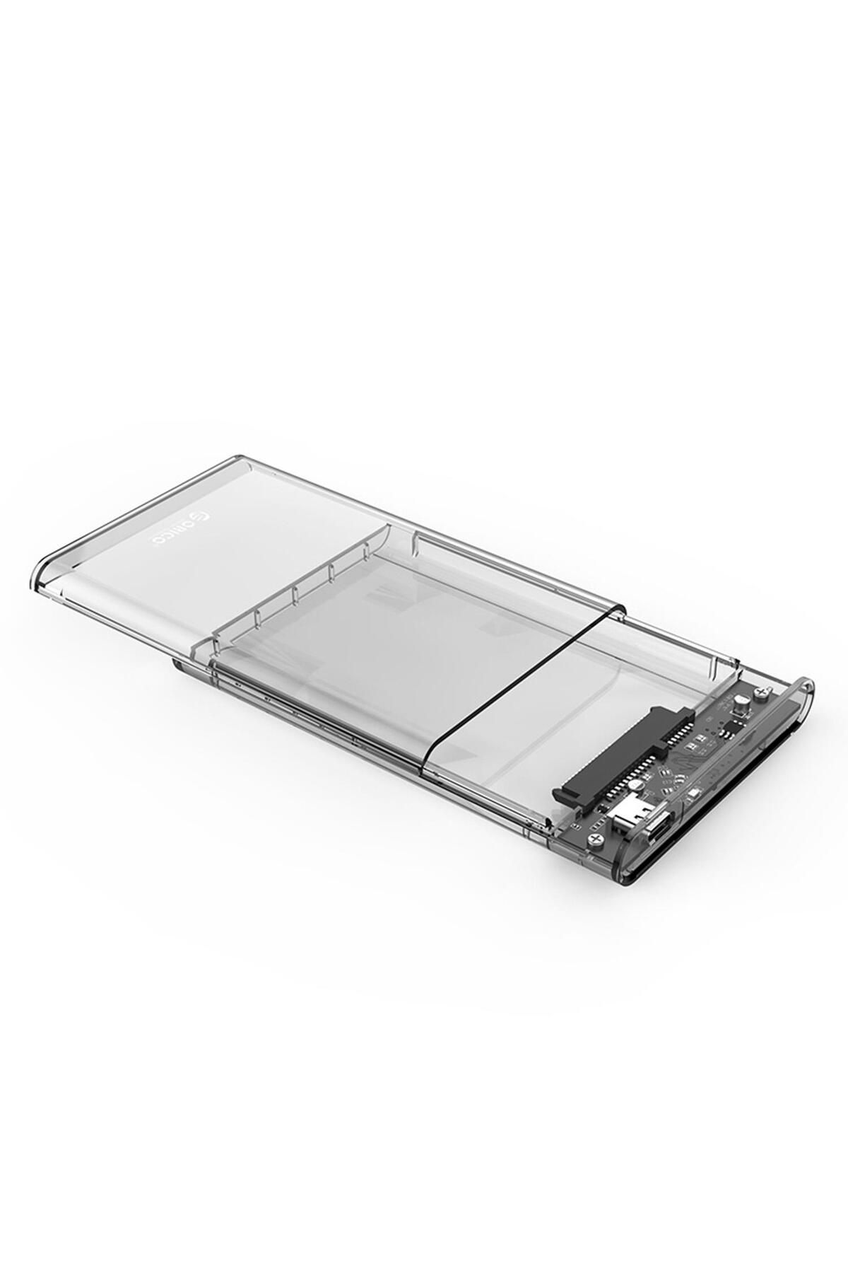 Orico Usb 3.1 Gen2 10 Gbps Type-c 2.5” Inch Sata Ssd Hard Disk Kutusu Şeffaf