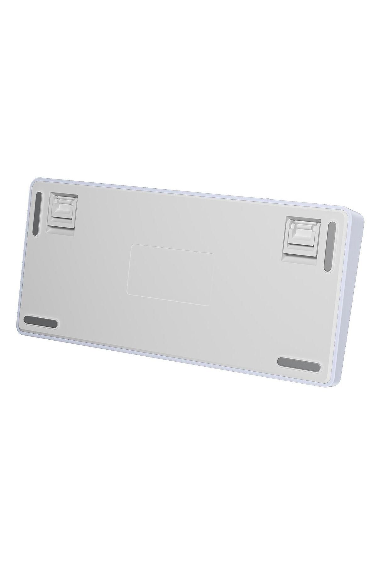 Aula-F75 Mechanical Rgb Gray Switch - Wireless Macro, Hot Swap Keyboard, Ice Blue 5