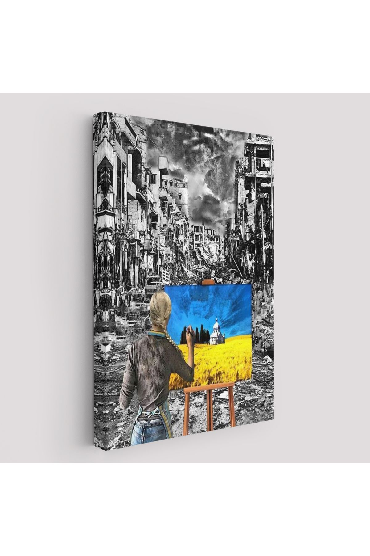 bluvex Hayalindeki Ukrayna'yi Çizen Ukraynalı Ressam Tablosu-6295