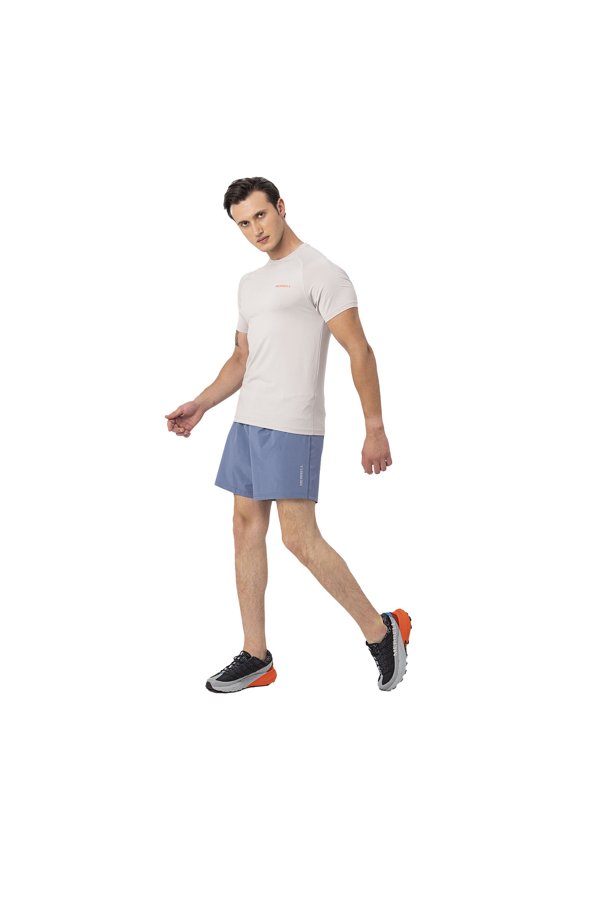Merrell-Race Men's Blue Shorts Men's Running Shorts M2Race 3