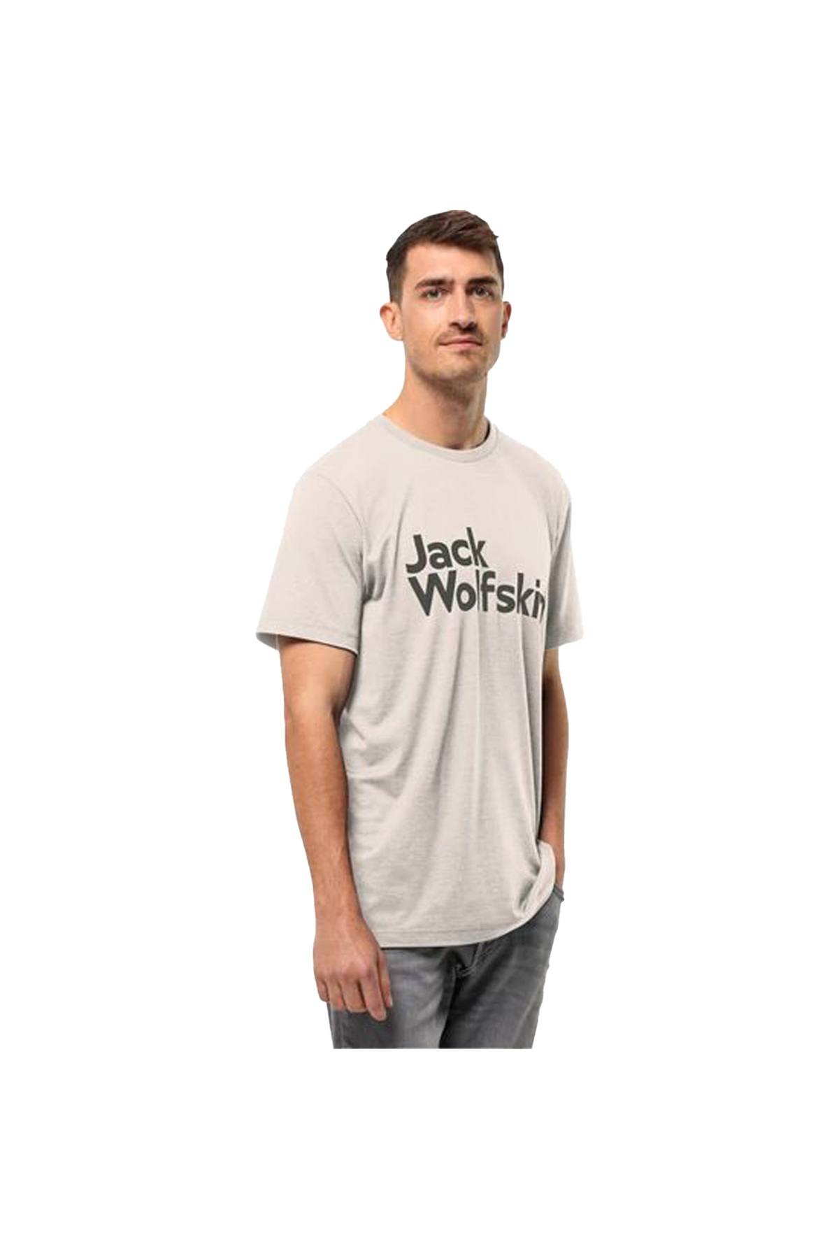 تیشرتمردانهJack Wolfskinبژ