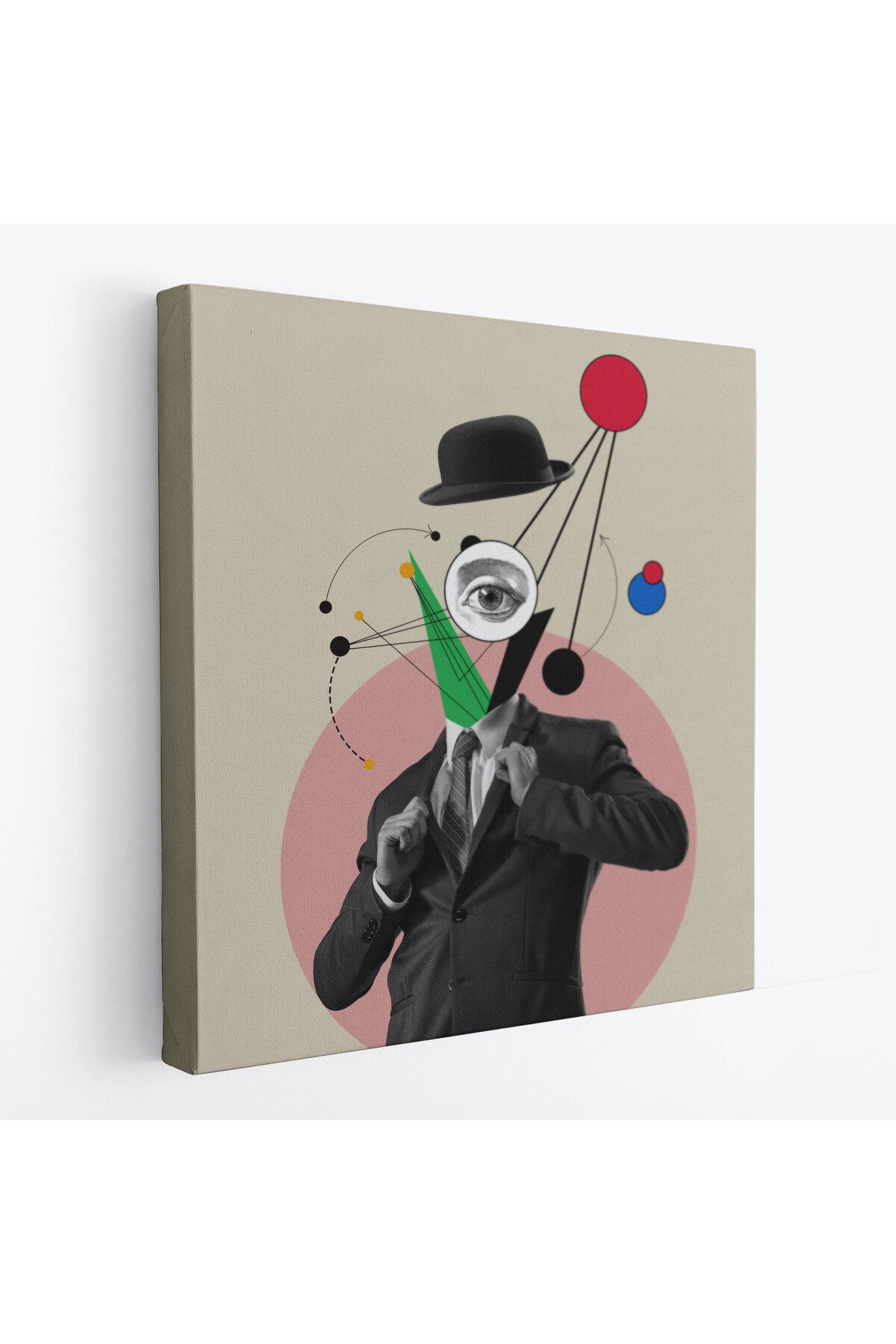 Doğal Bizden DB Pop Art Tablo, Kahve İçen Çizgi Roman Kahramanı-5802