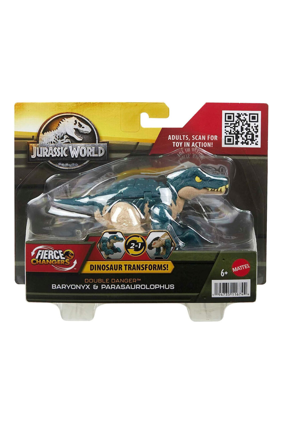 Jurassic World Değişim Serisi Çifte Tehlike Dinozor Figürleri