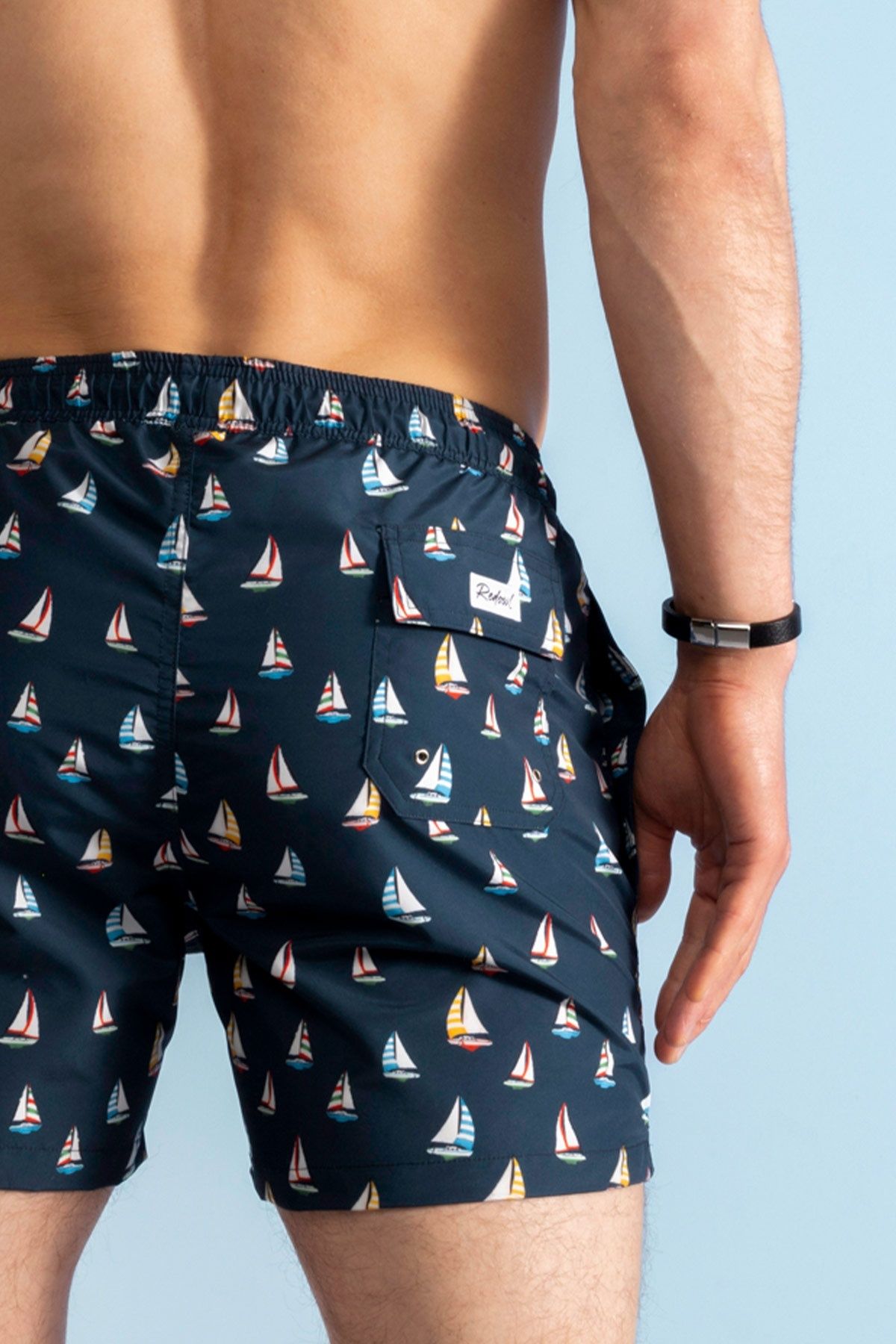 redowl-Sailing Patterned Small Sea Shorts 3